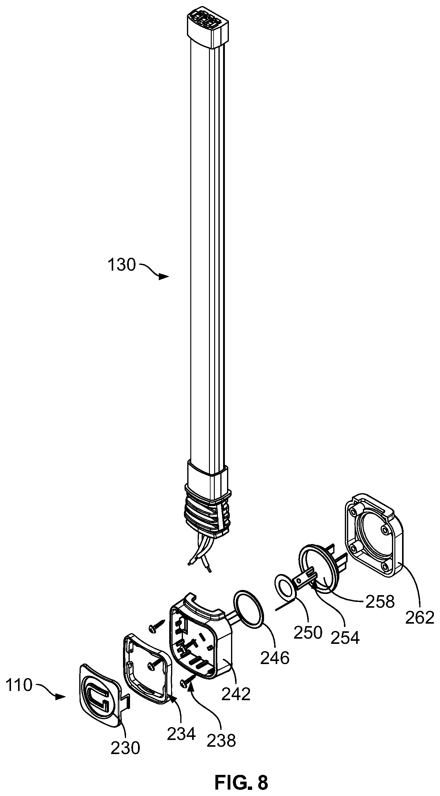 Patent US12155158 Figure 9 – Wall mounting outlet extender