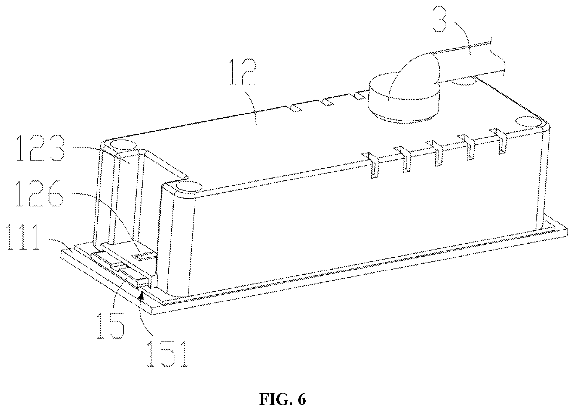 Patent US12155159 Figure 4 – Detachable extension socket assembly