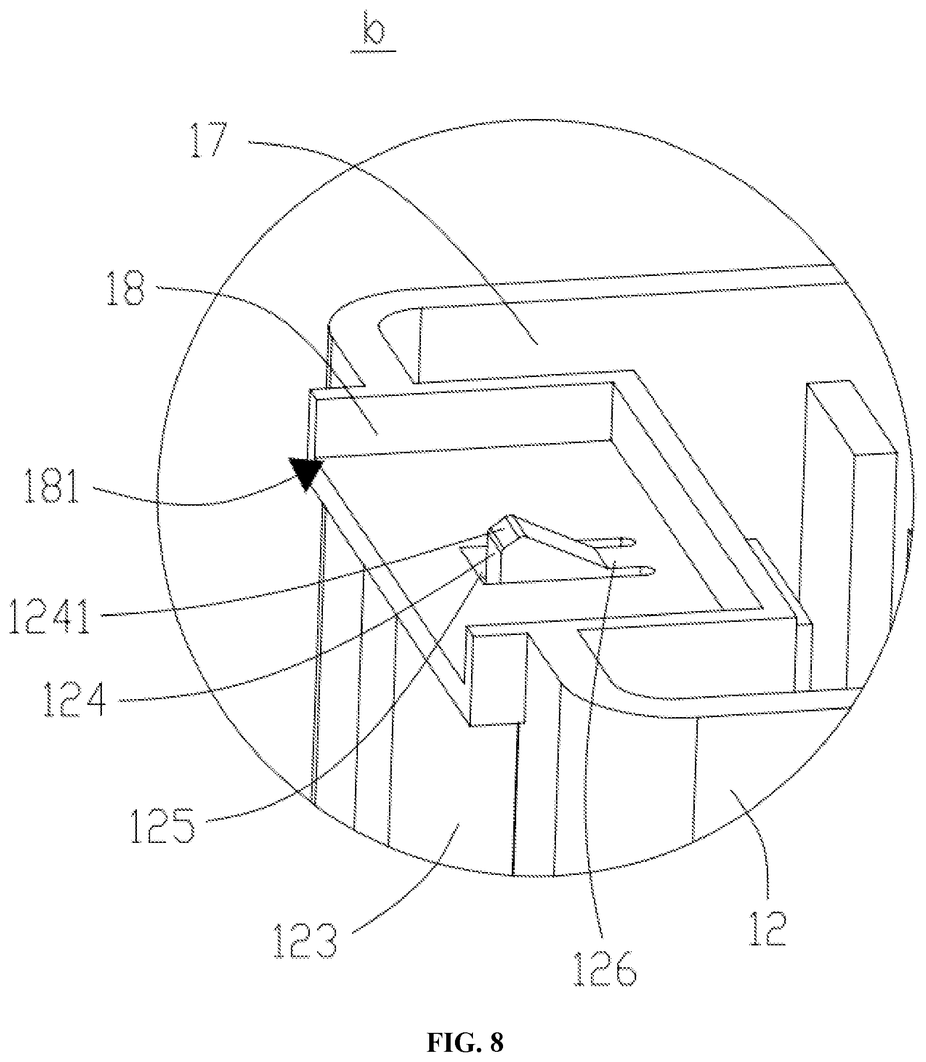 Patent US12155159 Figure 6 – Detachable extension socket assembly