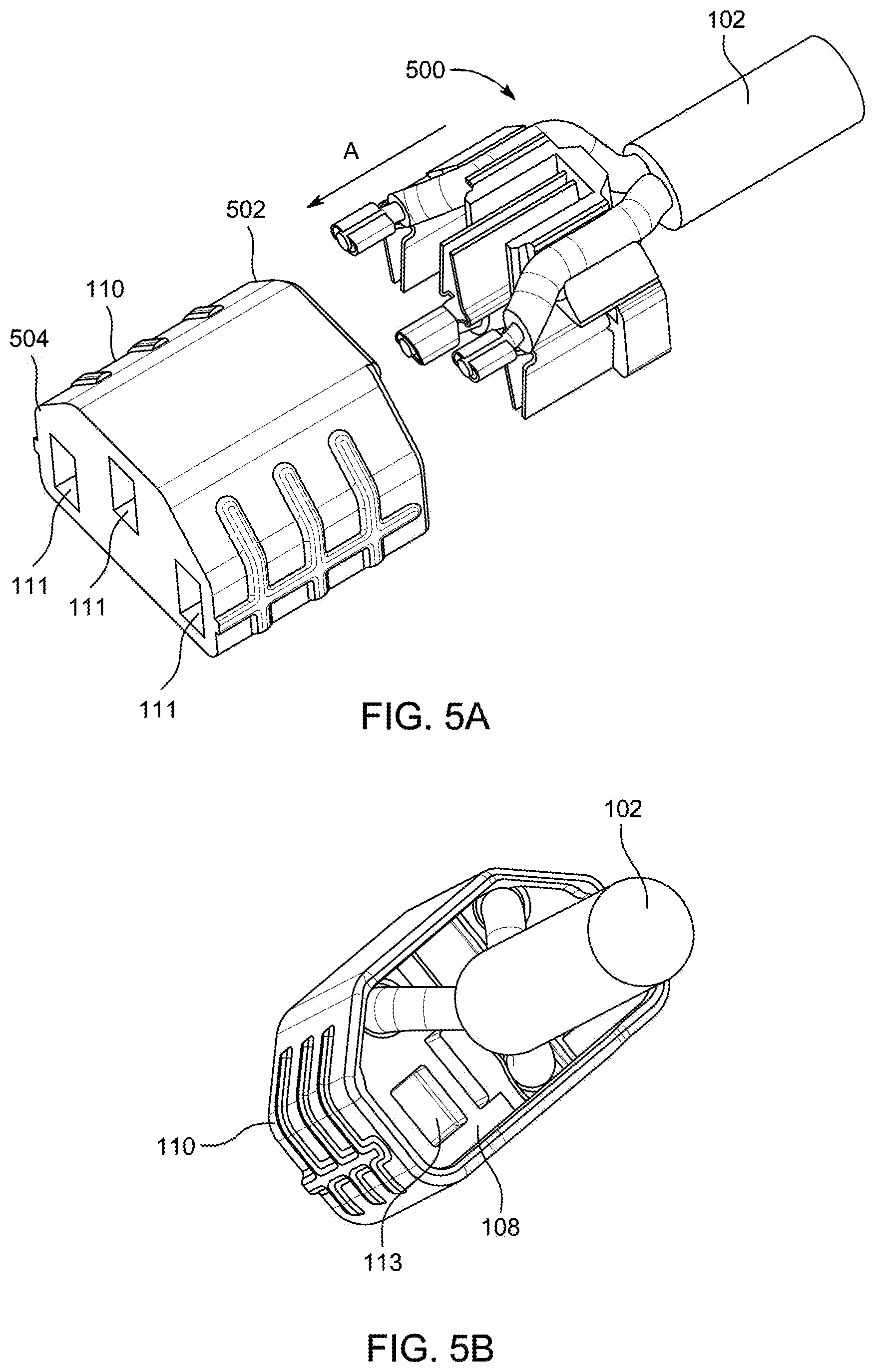 Patent US12155160 Figure 5 – Compact power connector and method for making same