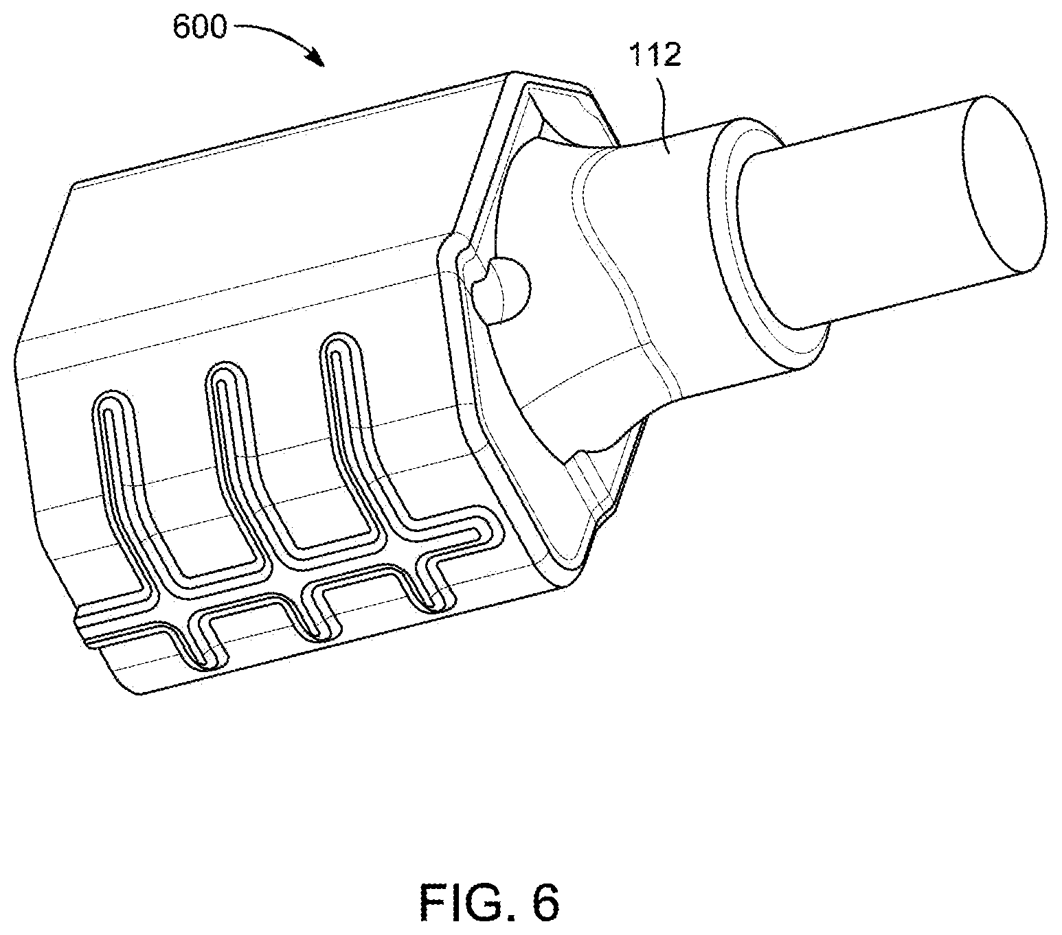 Patent US12155160 Figure 6 – Compact power connector and method for making same