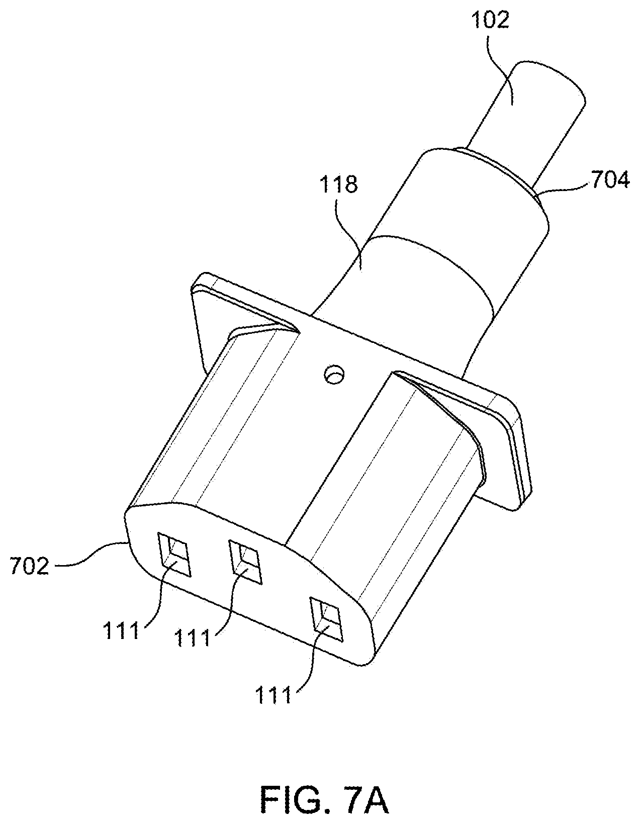 Patent US12155160 Figure 7 – Compact power connector and method for making same