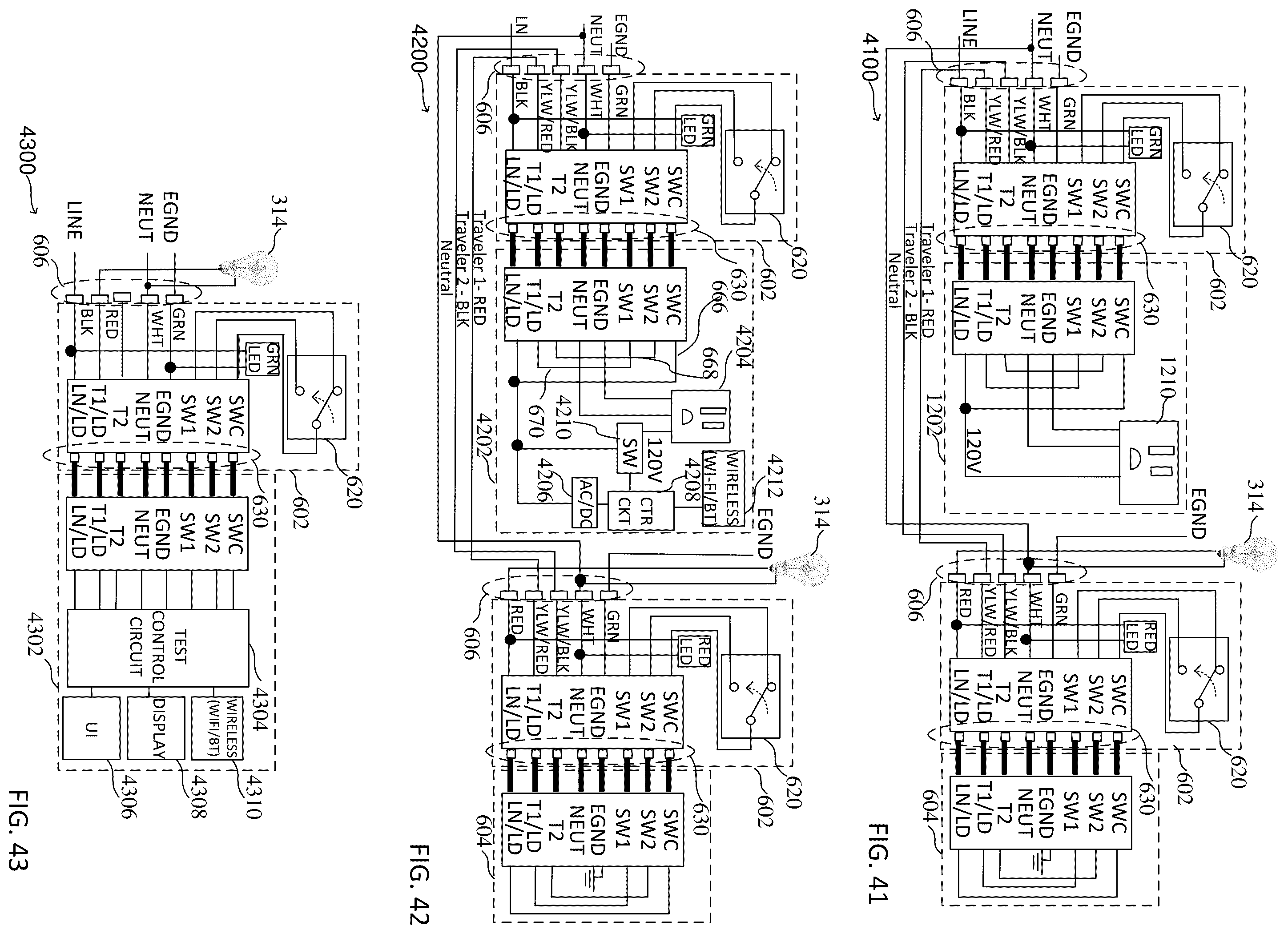 Patent US12155164 Figure 15 – In-wall power adapter having a switch and a connector for controlling the application of a voltage