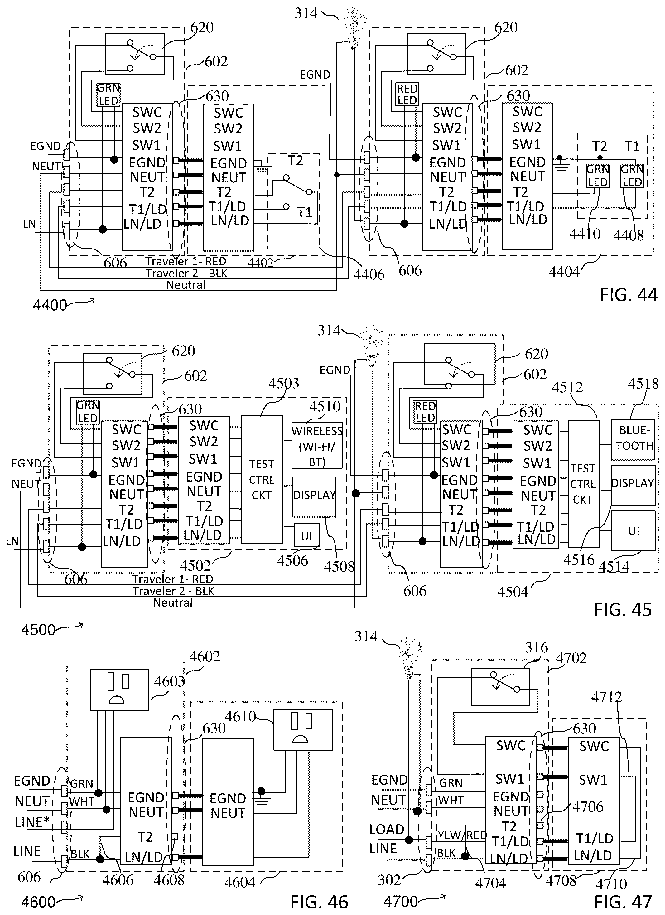 Patent US12155164 Figure 16 – In-wall power adapter having a switch and a connector for controlling the application of a voltage