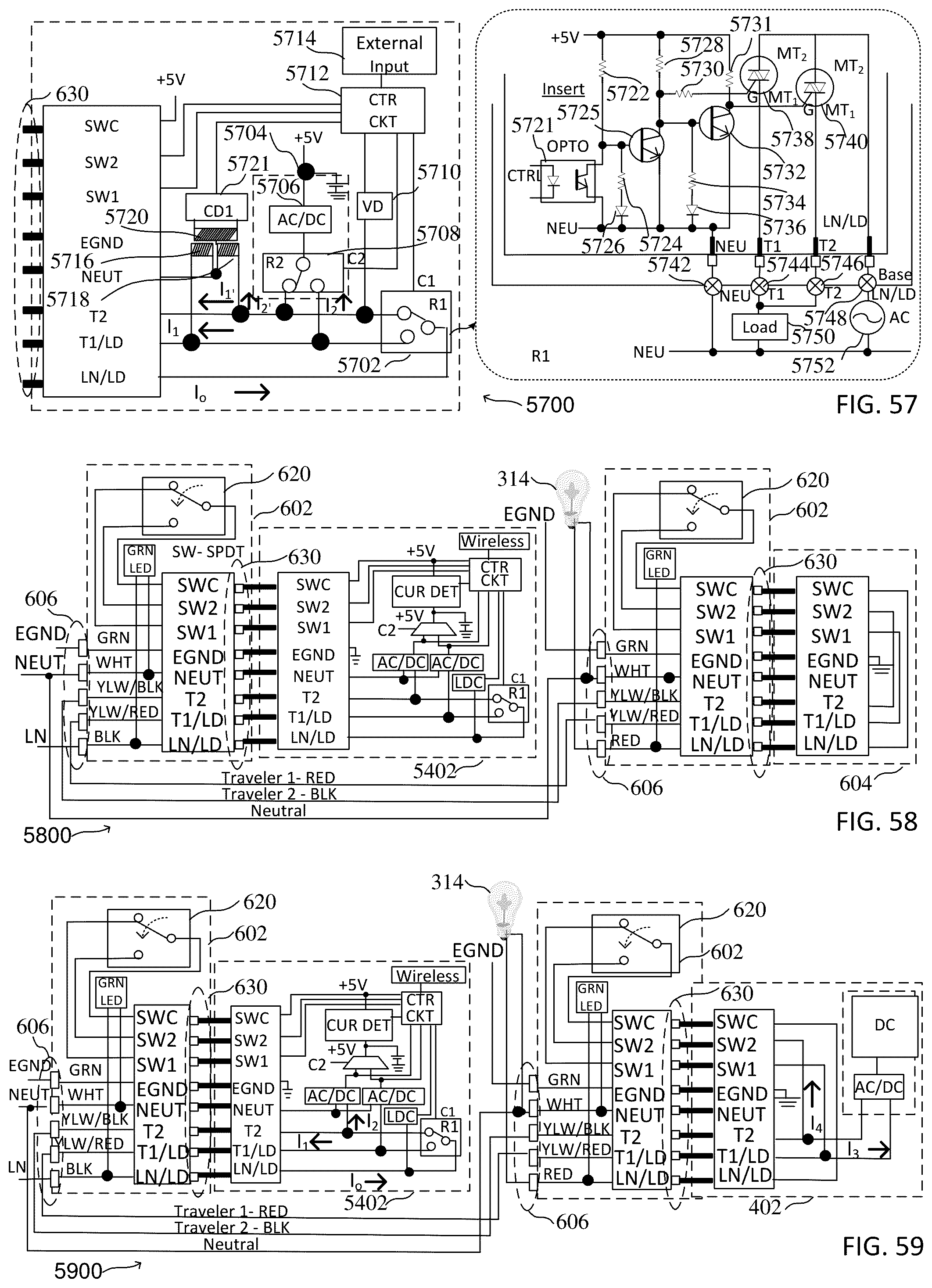 Patent US12155164 Figure 19 – In-wall power adapter having a switch and a connector for controlling the application of a voltage