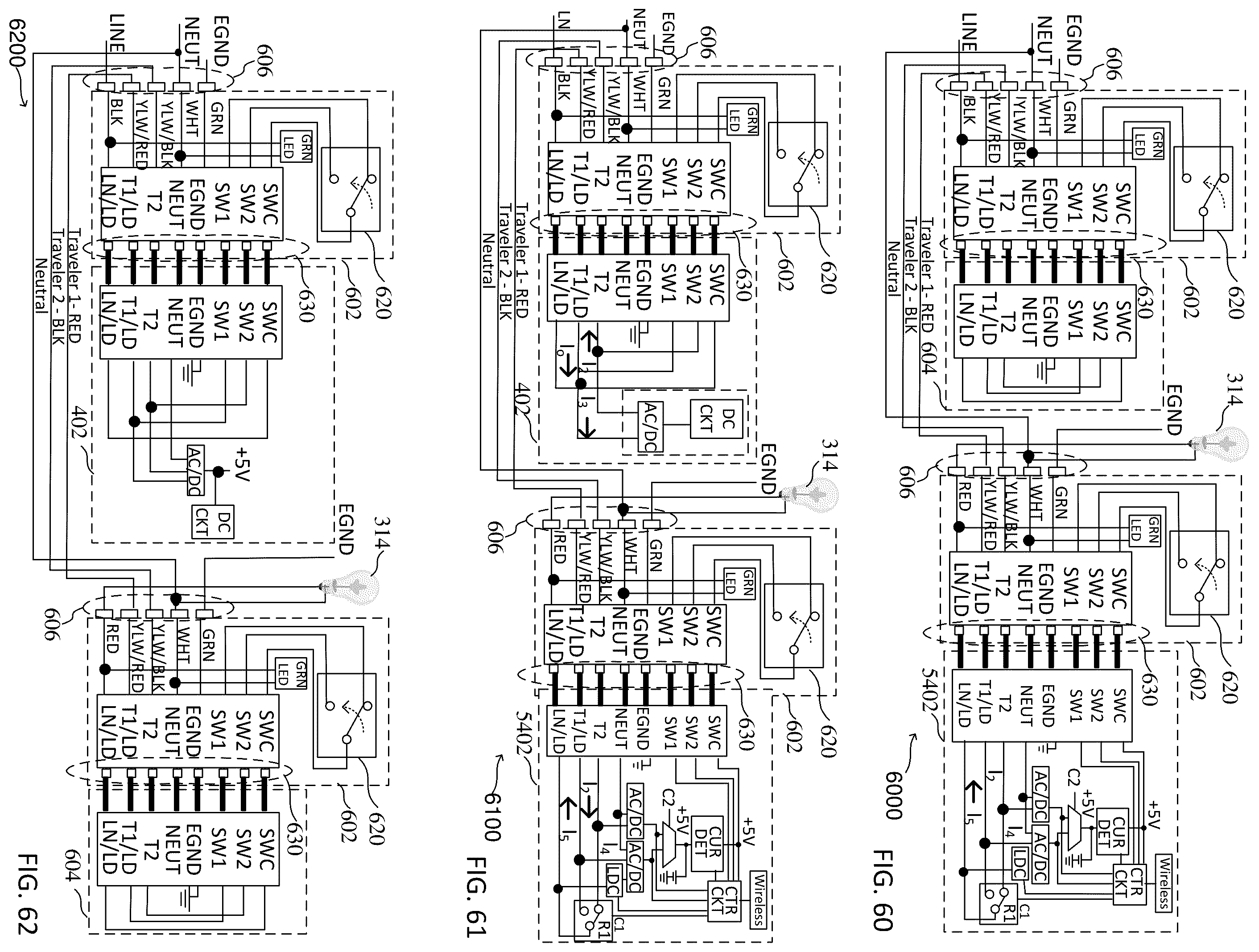 Patent US12155164 Figure 20 – In-wall power adapter having a switch and a connector for controlling the application of a voltage