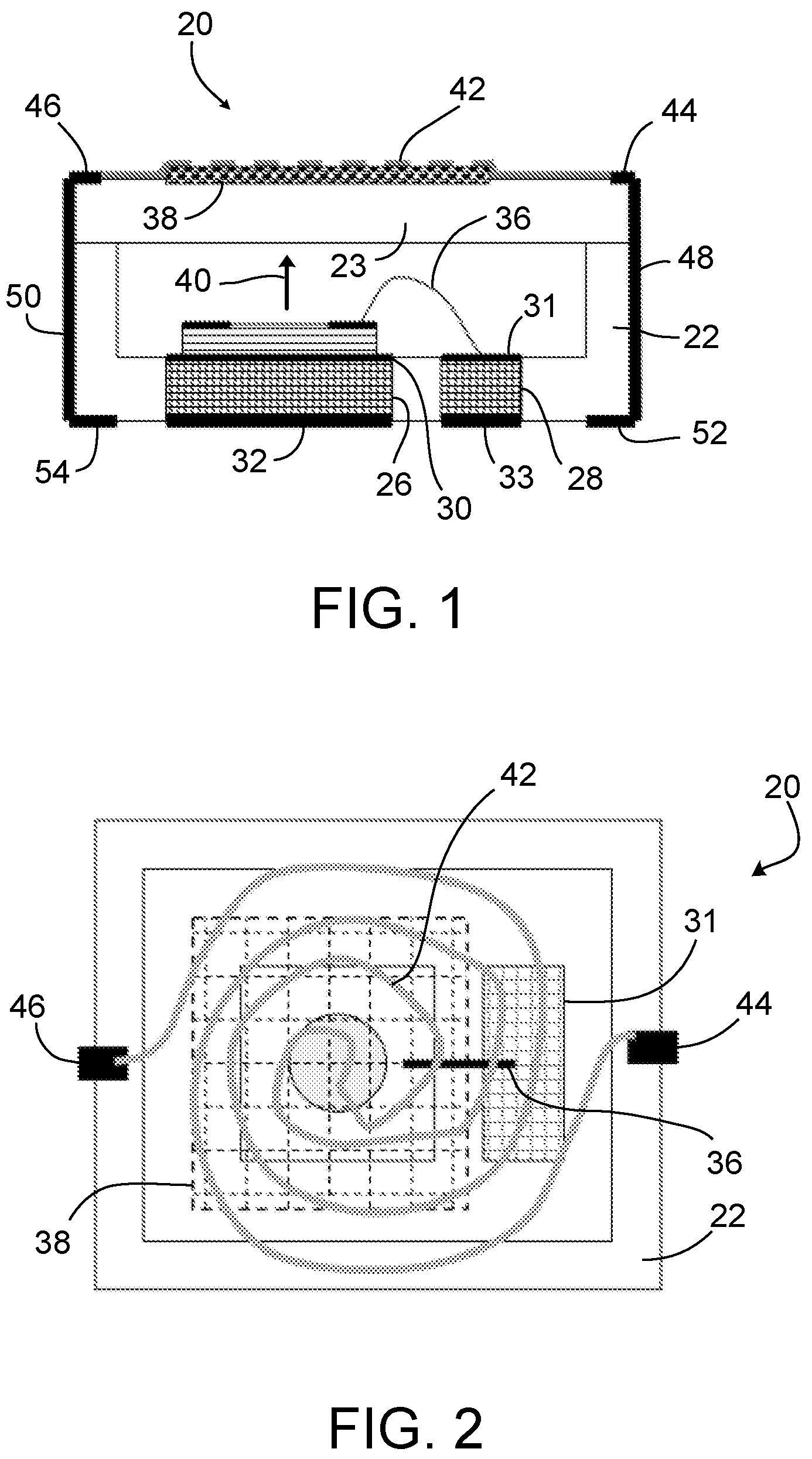 Patent US12155169 Figure 1 – Light emitting module including enhanced eye-safety feature