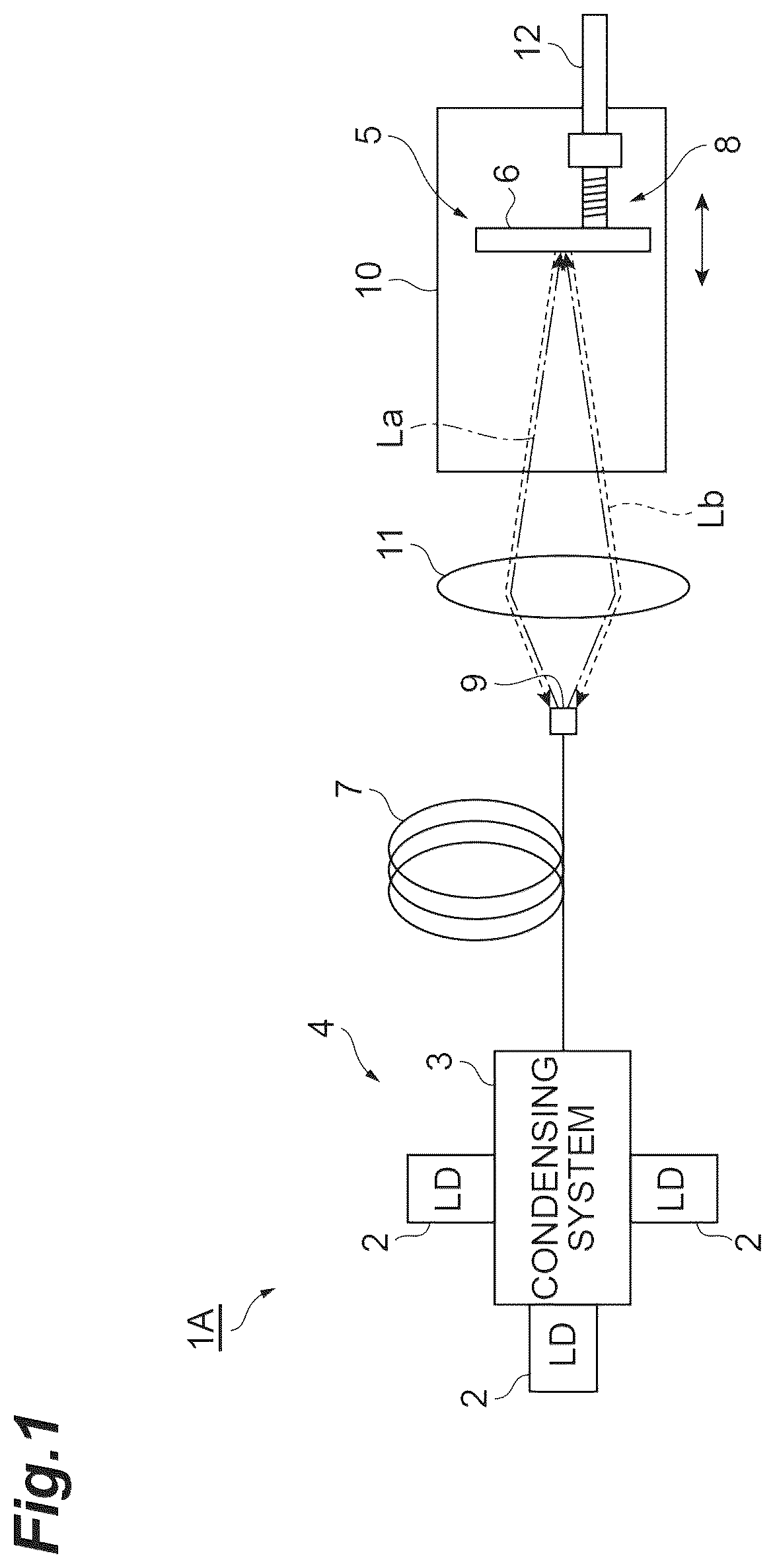 Patent US12155177 Figure 1 – External resonator-type semiconductor laser device