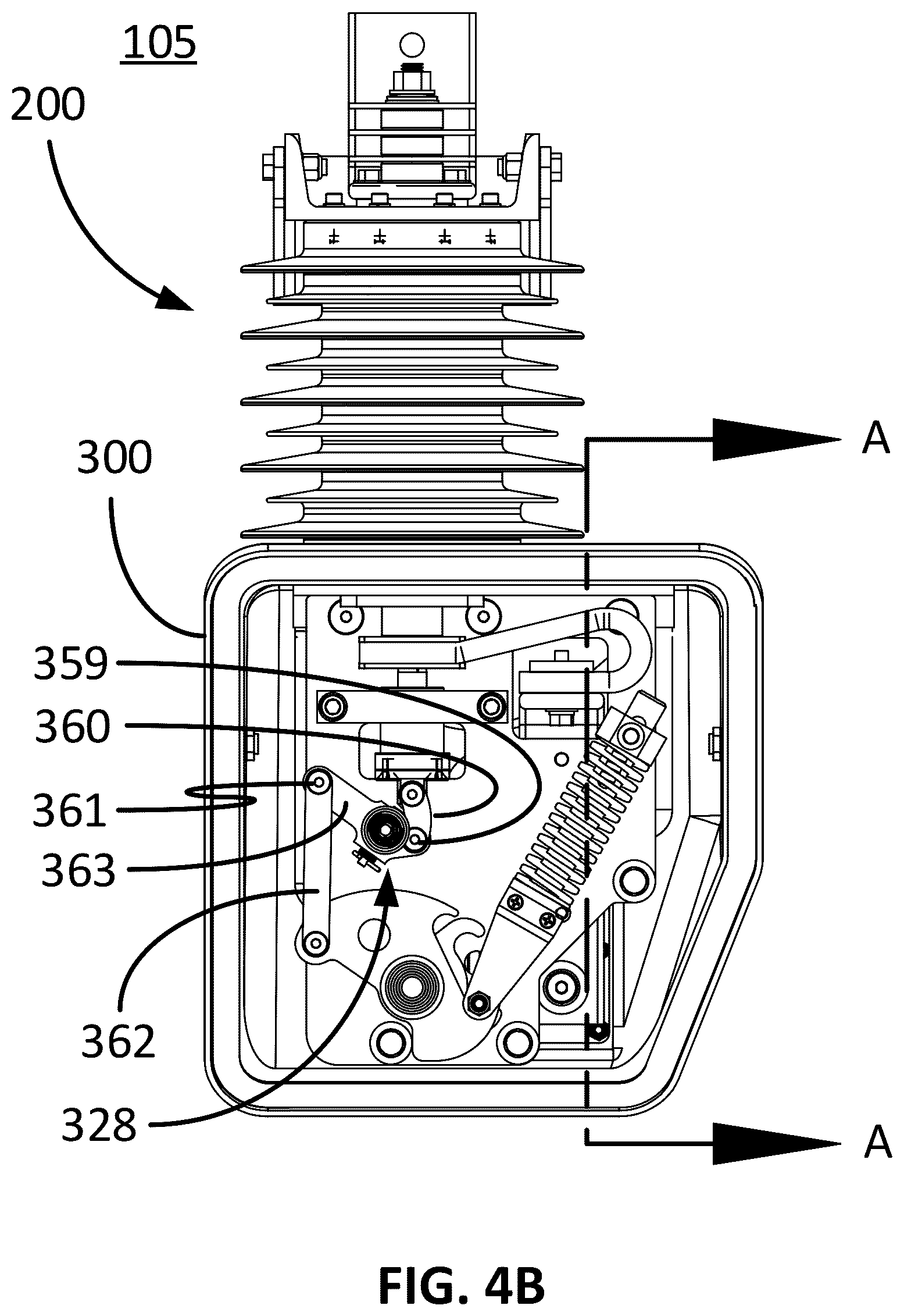 Patent US12155183 Figure 12 – Vacuum break switch shock absorber