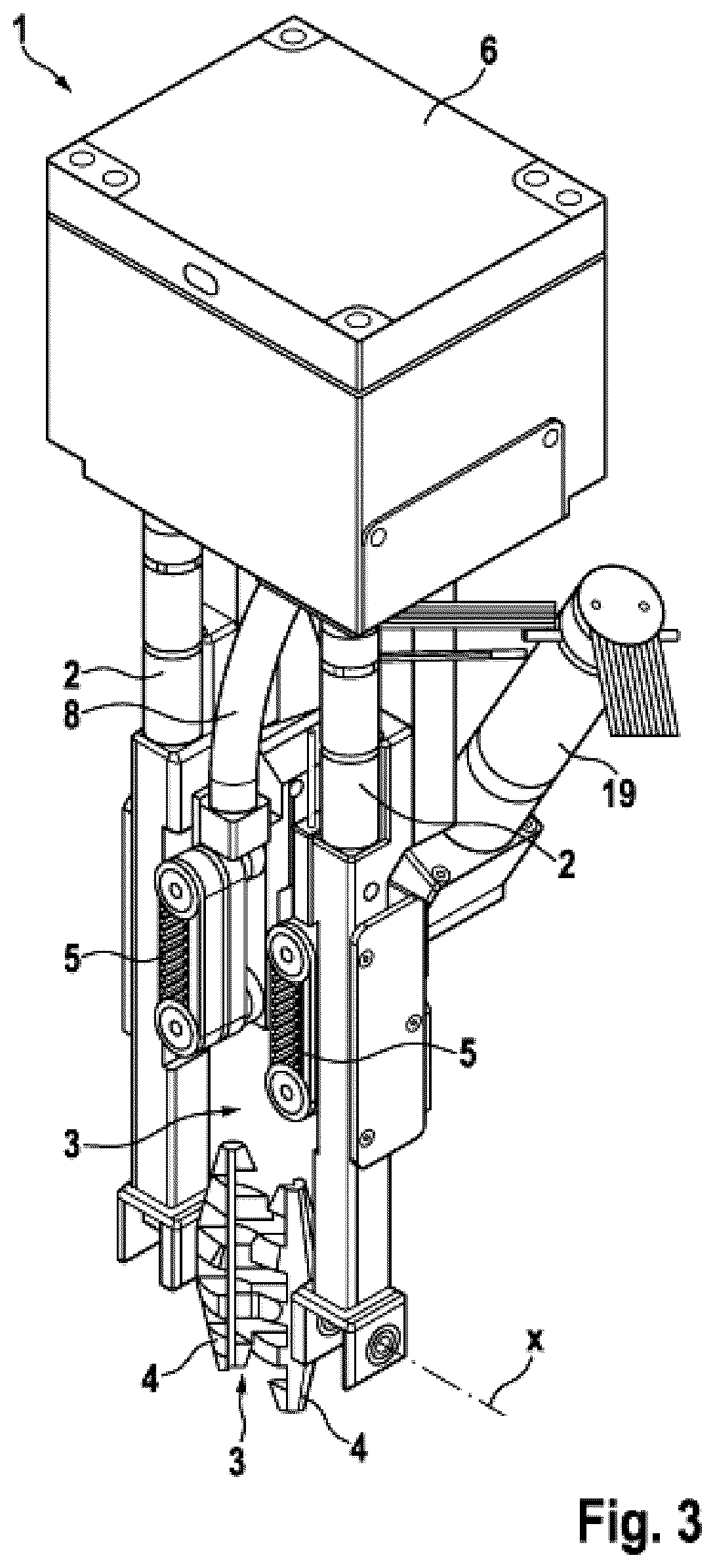 Patent US12155184 Figure 3 – Gripper for automated wiring