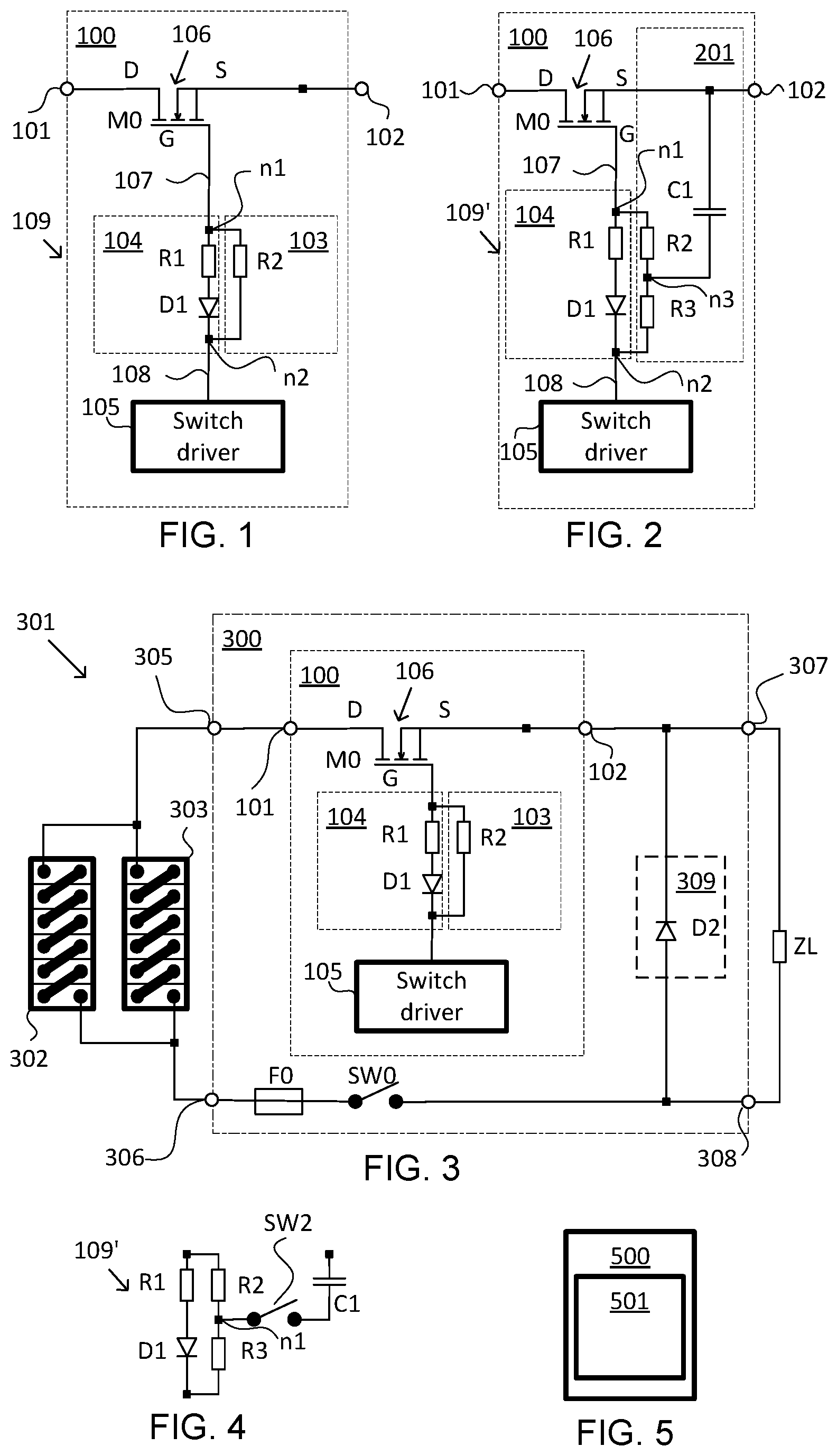 Patent US12155199 Figure 1 – Electronic circuit breaker for a vehicle, and a method therefor