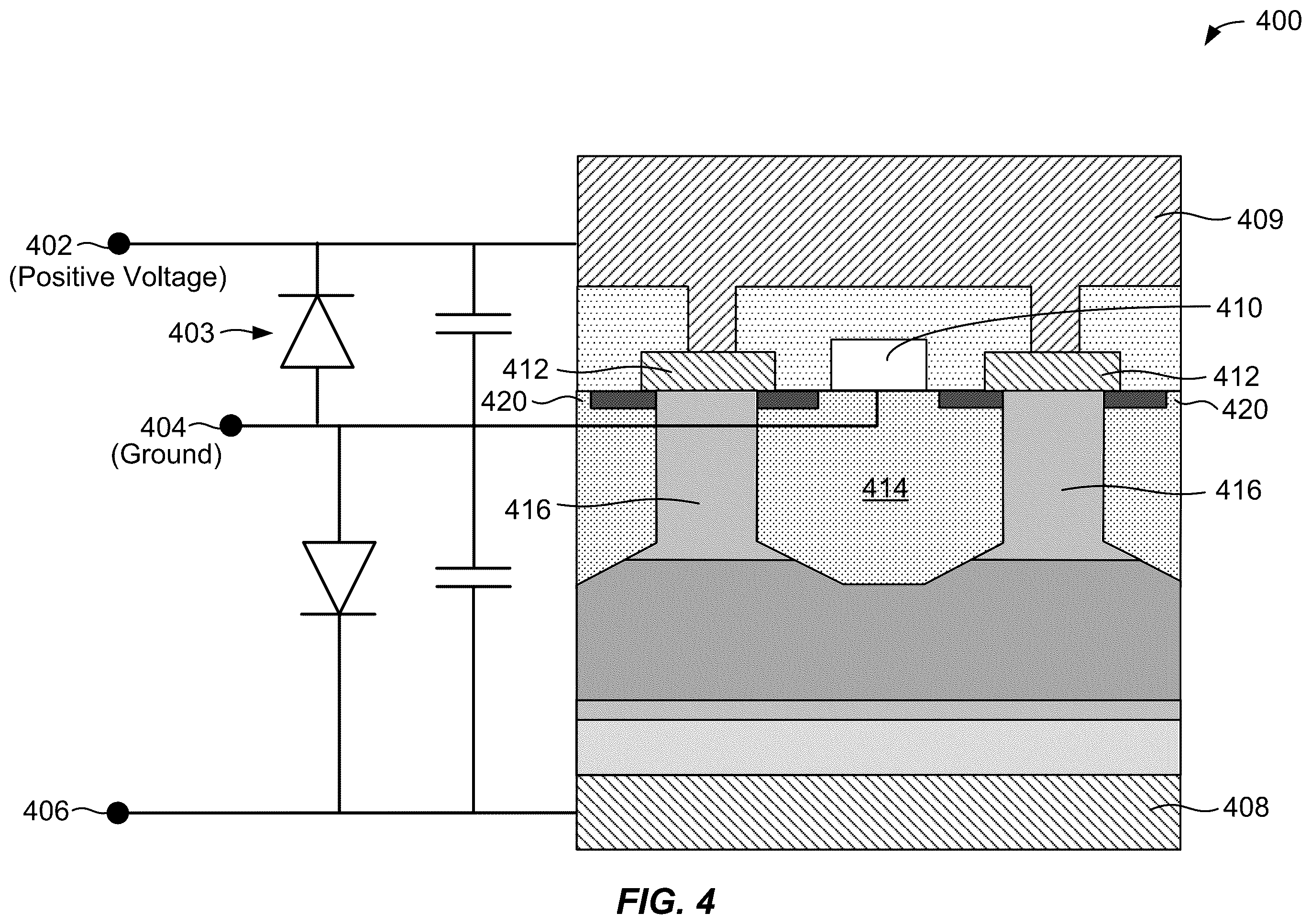 Patent US12155204 Figure 5 – Method and system for fin-based voltage clamp