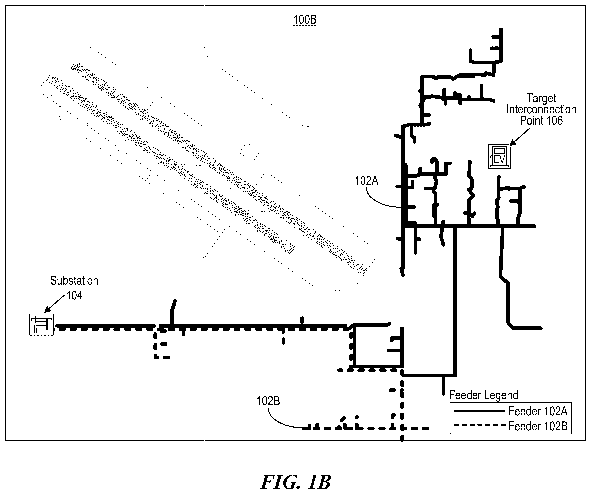 Patent US12155208 Figure 2 – Discovering upgrade to increase capacity for supporting electrical load at particular location of power grid