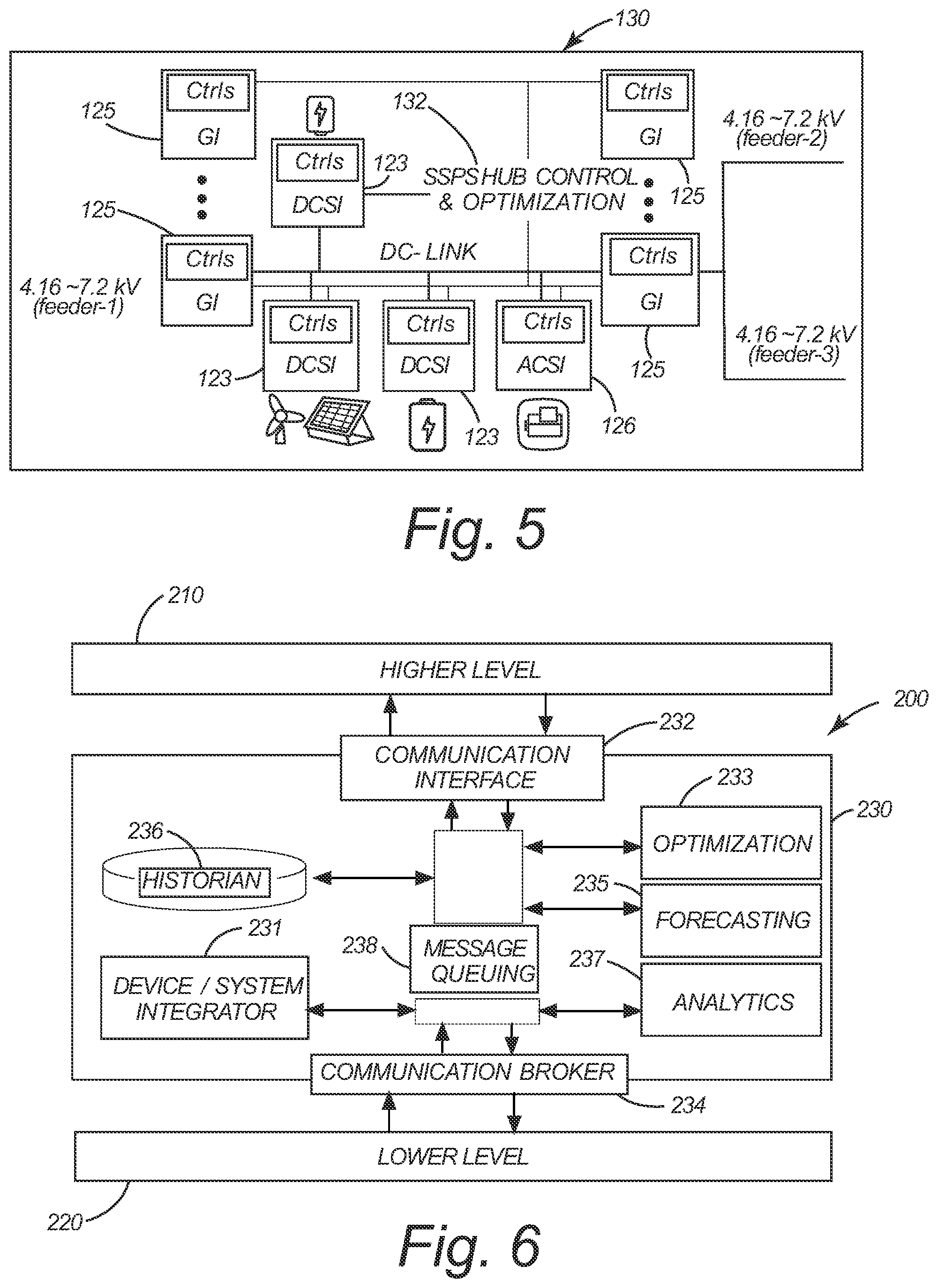 Patent US12155215 Figure 5 – Power distribution system