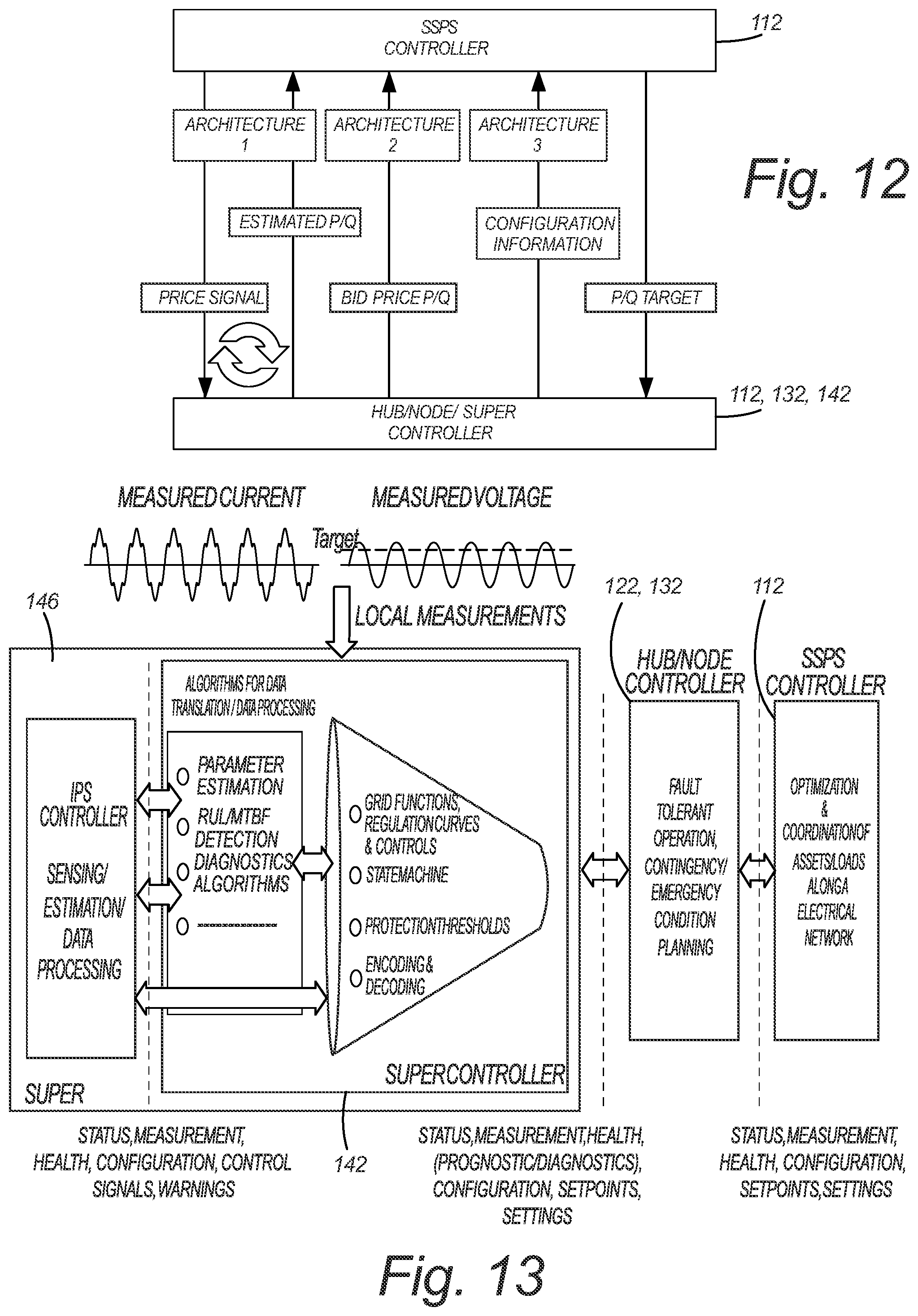 Patent US12155215 Figure 11 – Power distribution system