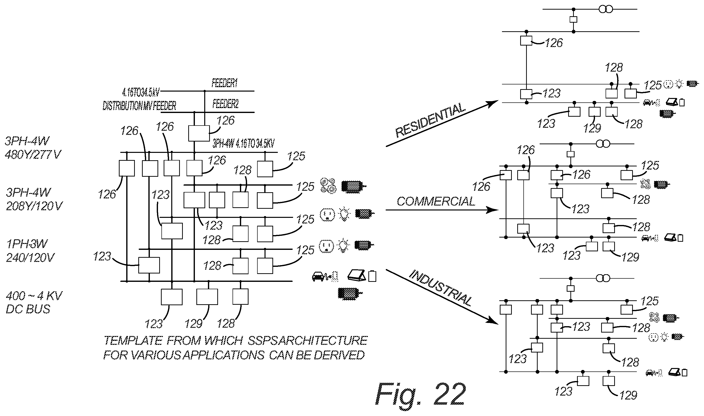 Patent US12155215 Figure 18 – Power distribution system