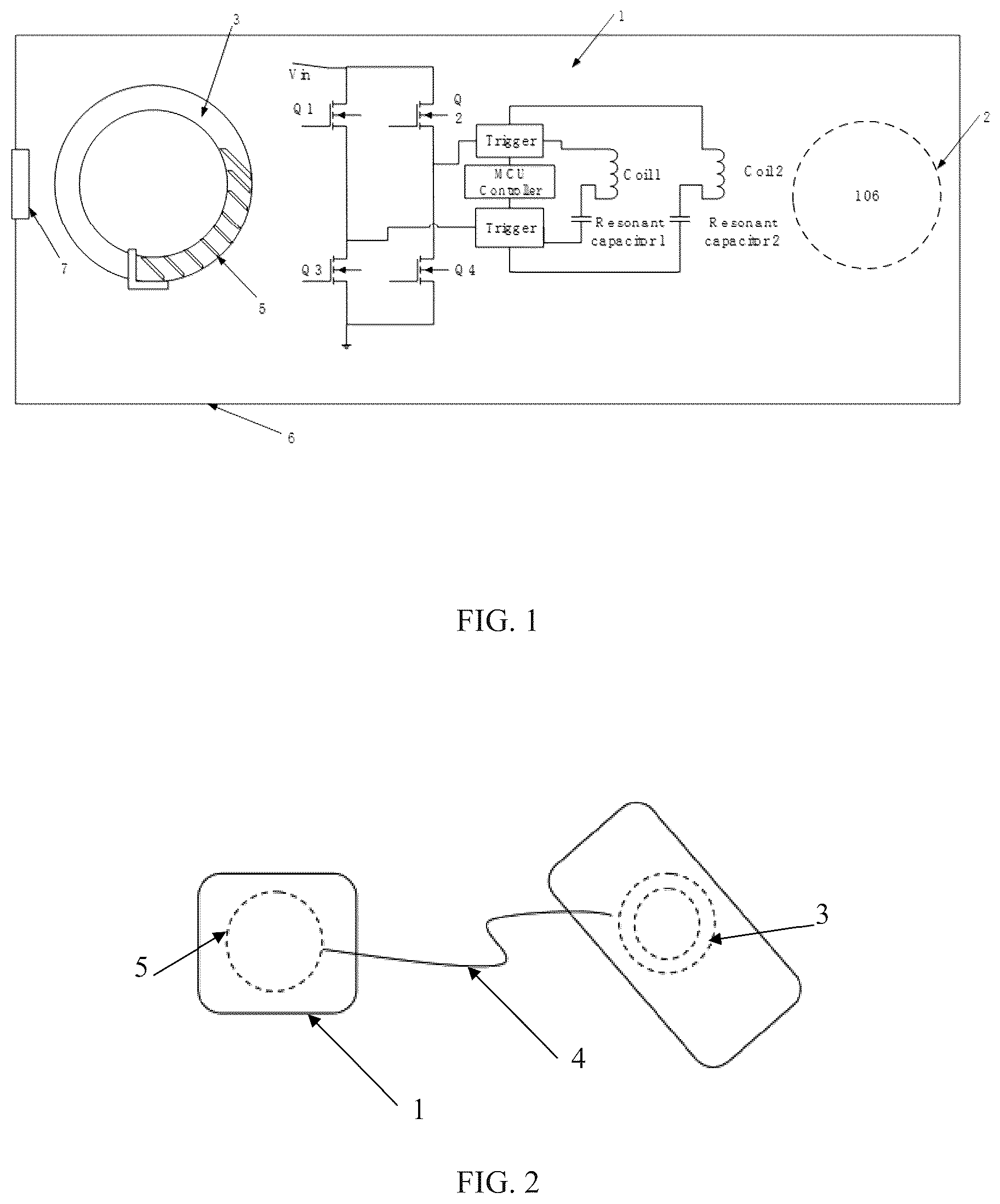 Patent US12155223 Figure 1 – Detachable wireless charger