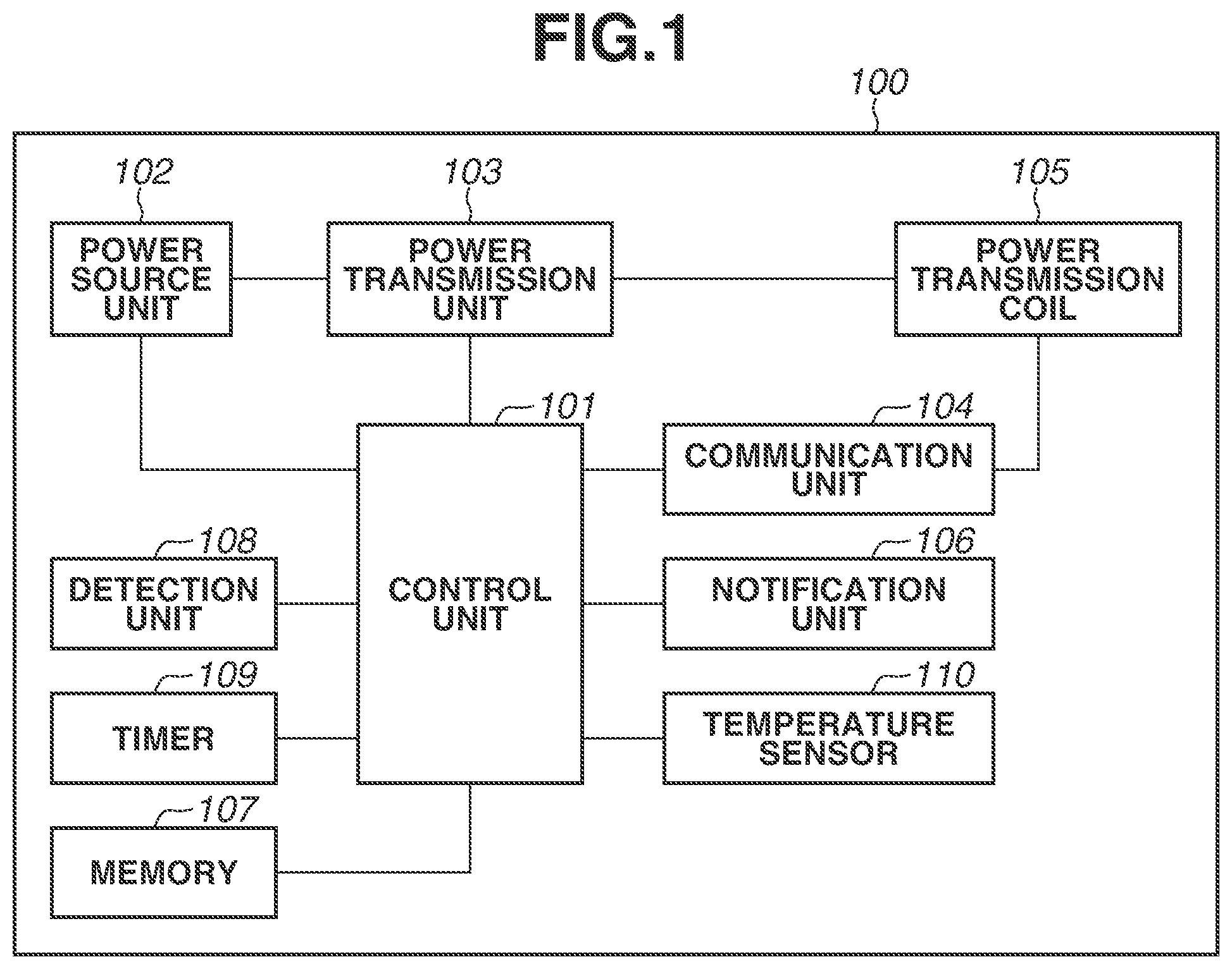Patent US12155226 Figure 1 – Power transmission apparatus, control method executed by power transmission apparatus, and storage medium