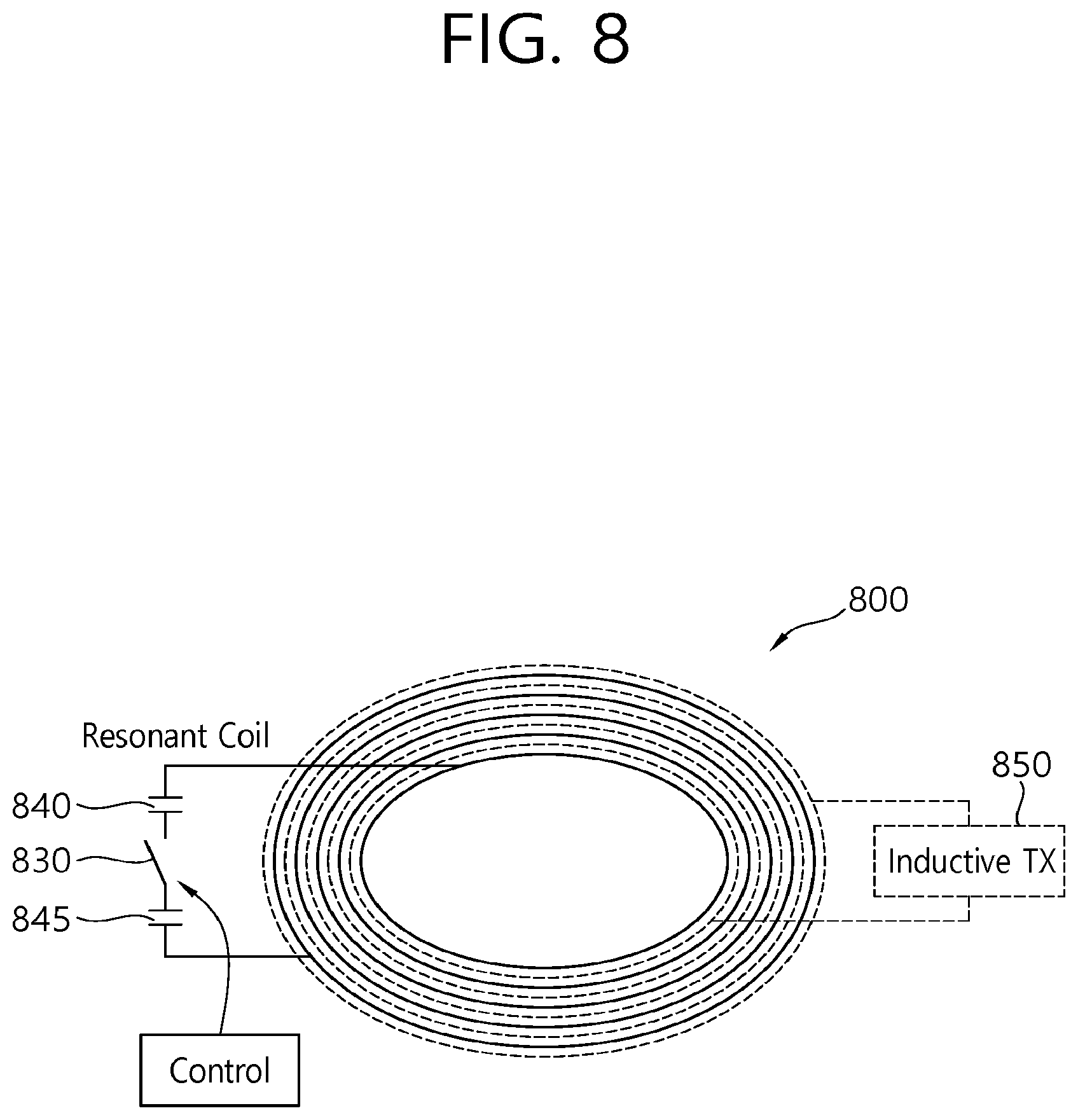 Patent US12155229 Figure 8 – Wireless power transmission device