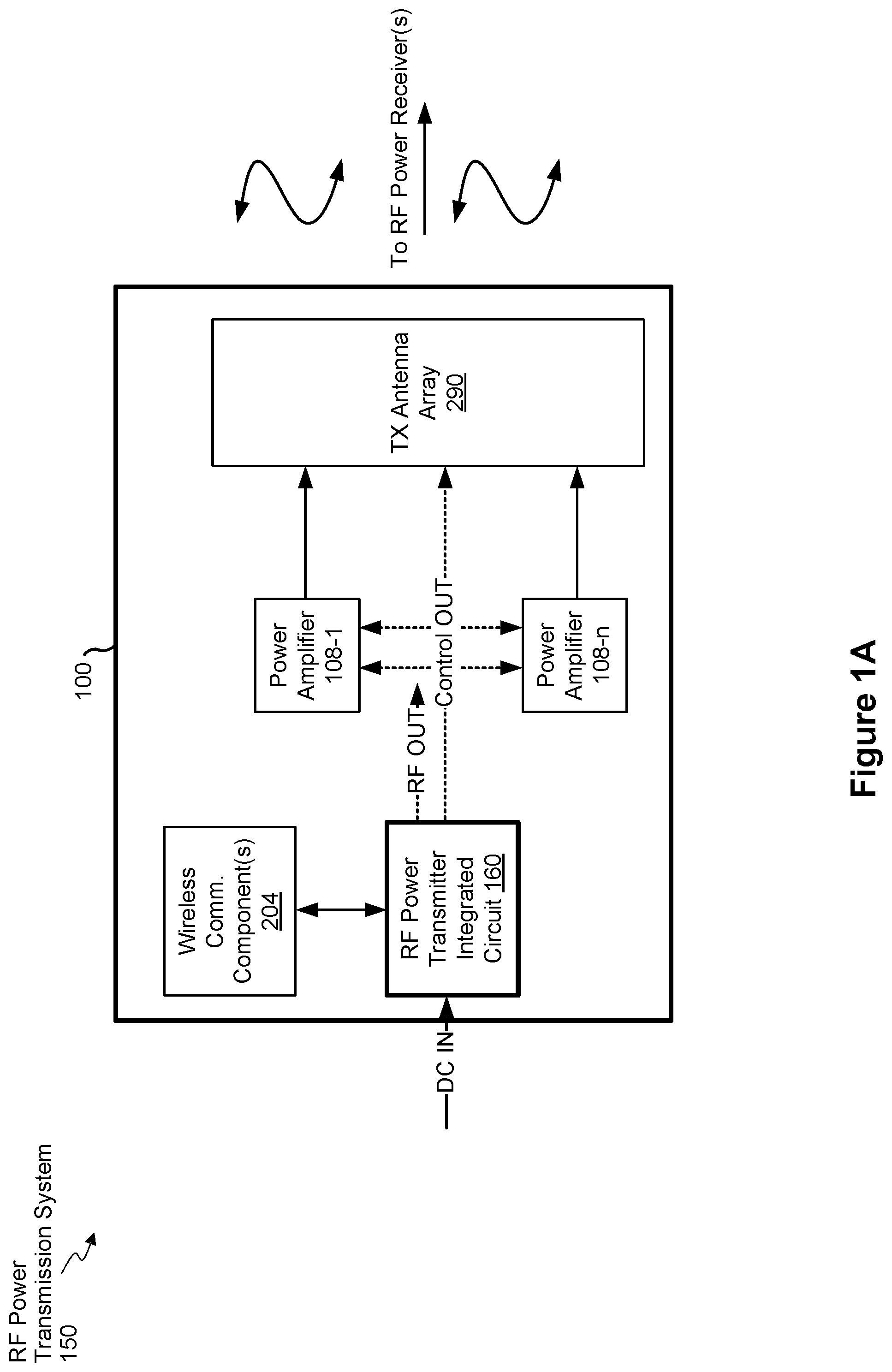 Patent US12155231 Figure 1 – Asymmetric spiral antennas for wireless power transmission and reception