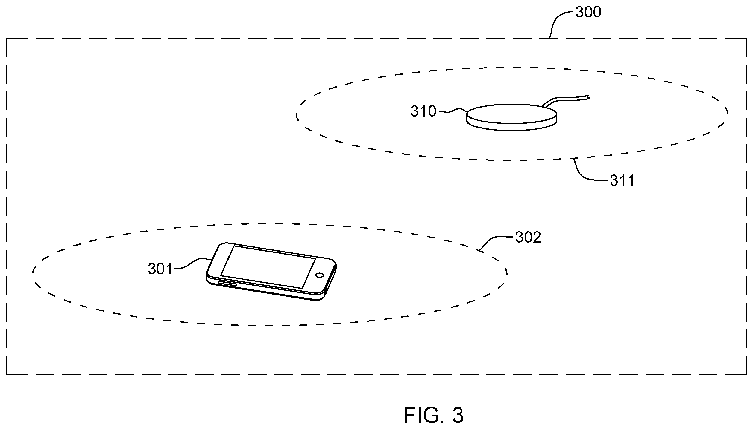 Patent US12155233 Figure 3 – System for wirelessly charging an electronic device