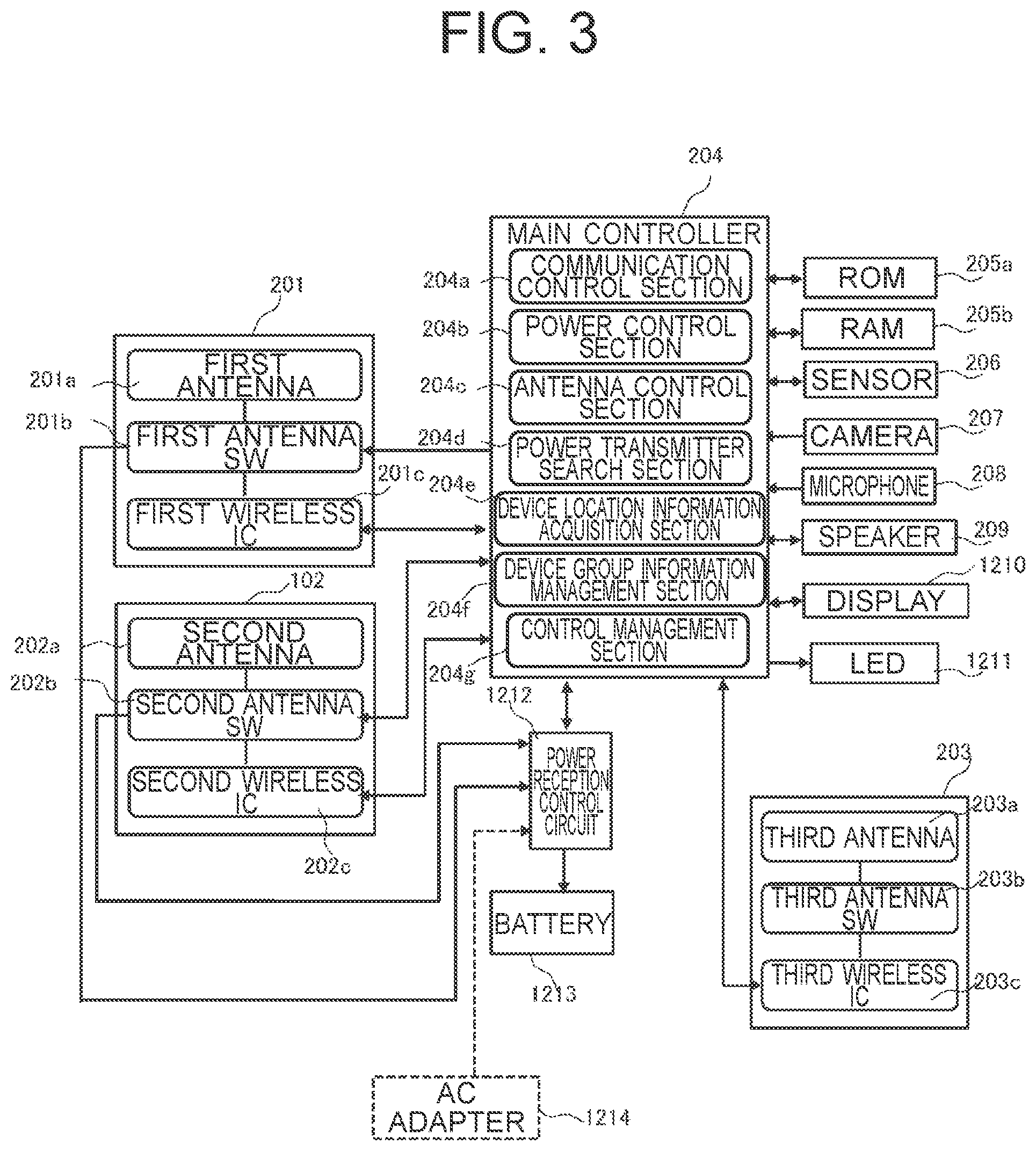 Patent US12155236 Figure 3 – Portable terminal apparatus and wireless power transmission method by portable terminal apparatus