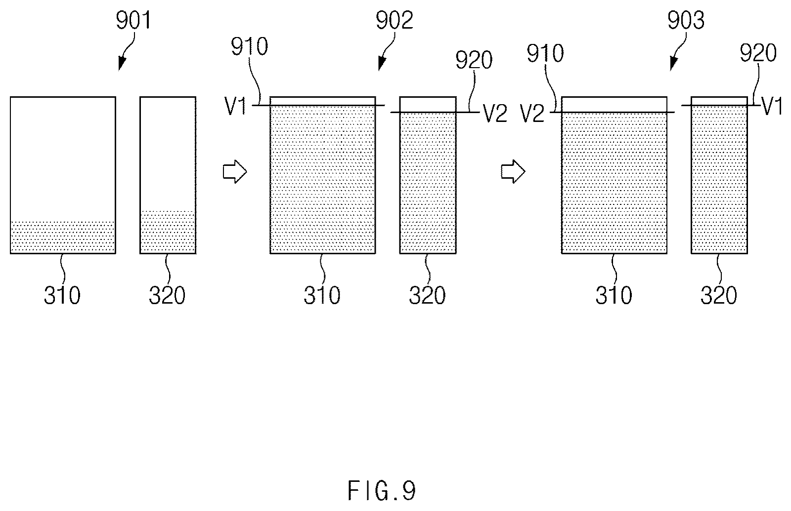 Patent US12155242 Figure 9 – Electronic device comprising multiple batteries