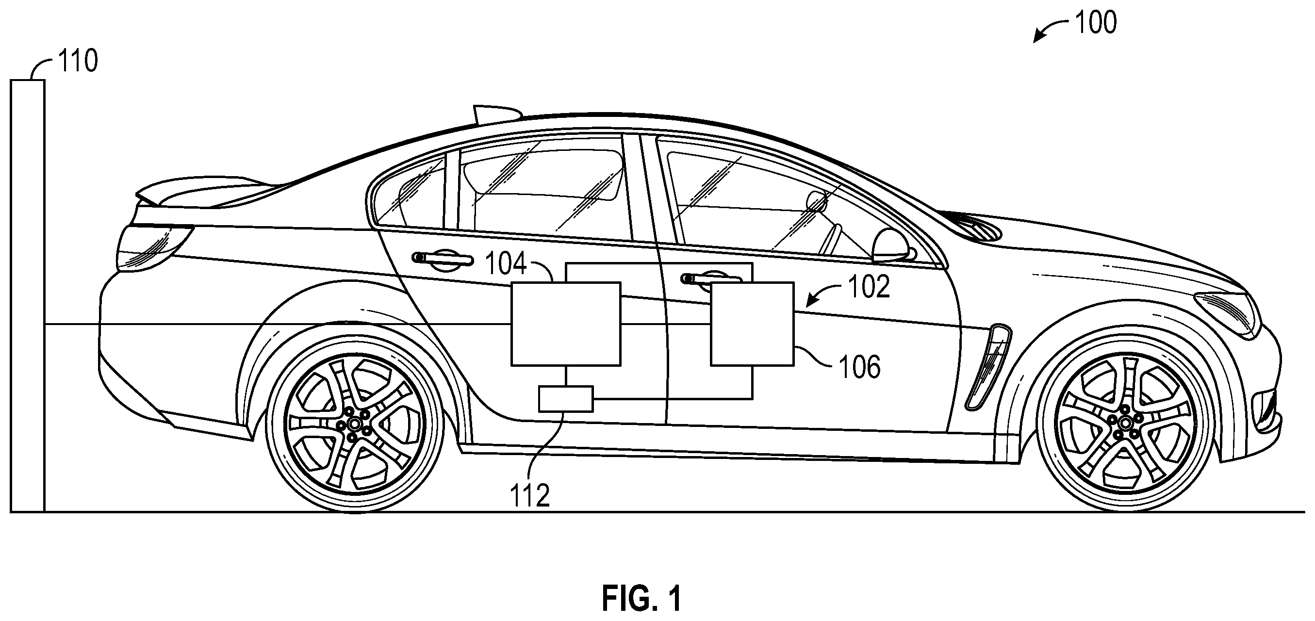 Patent US12155244 — High voltage architecture for multi-port charging system — Figure 1