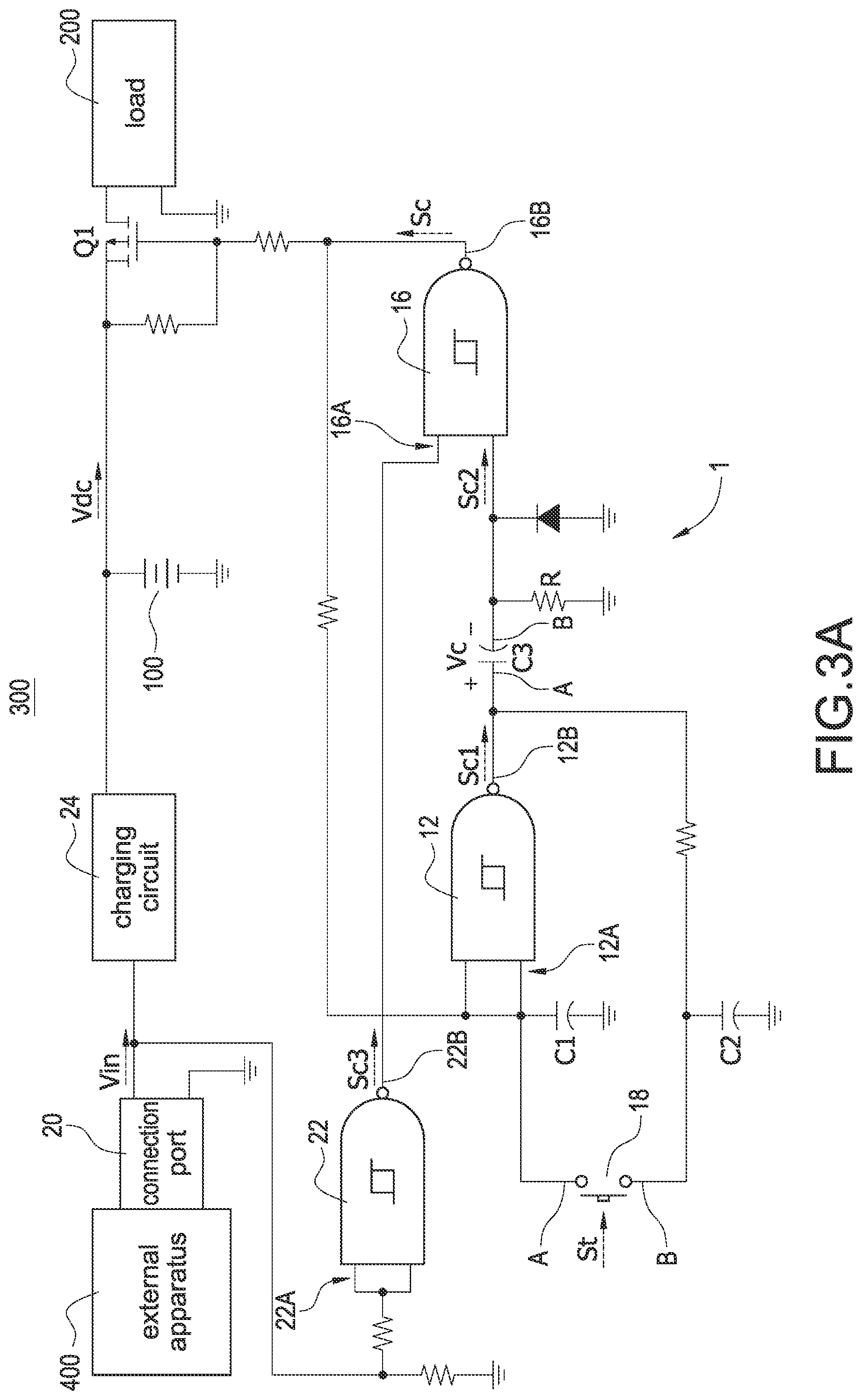 Patent US12155247 Figure 3 – Automatic power-off circuit and automatic power-off method