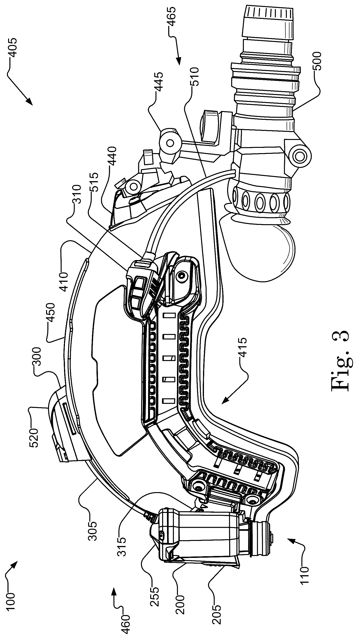 Patent US12155263 Figure 3 – Helmet-mounted power system