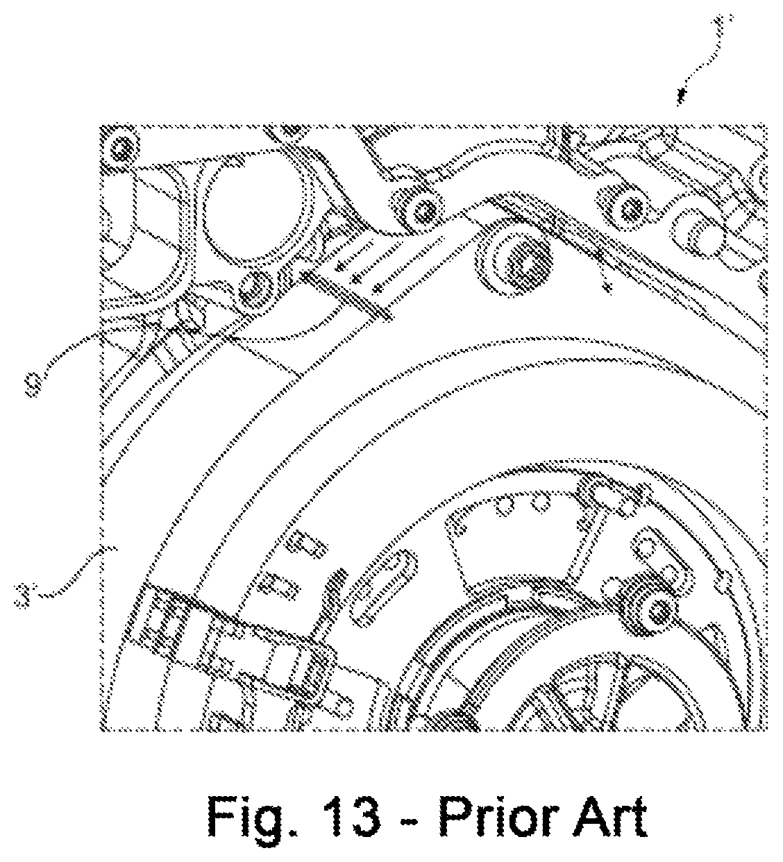 Patent US12155268 Figure 7 – Electrical machine having defined positioning of various recesses in a wet-running stator