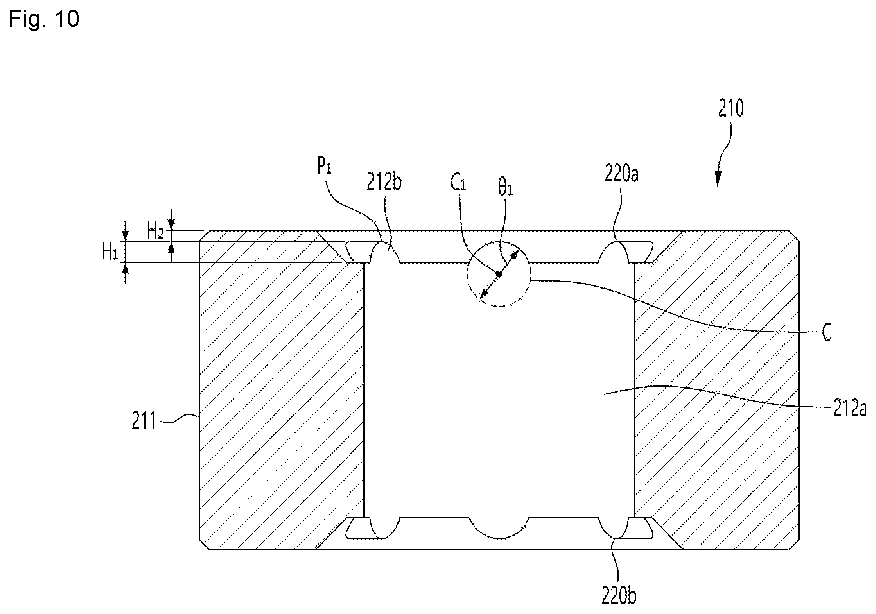 Patent US12155272 Figure 10 – Motor and drain pump with fixing structure between the rotor shaft