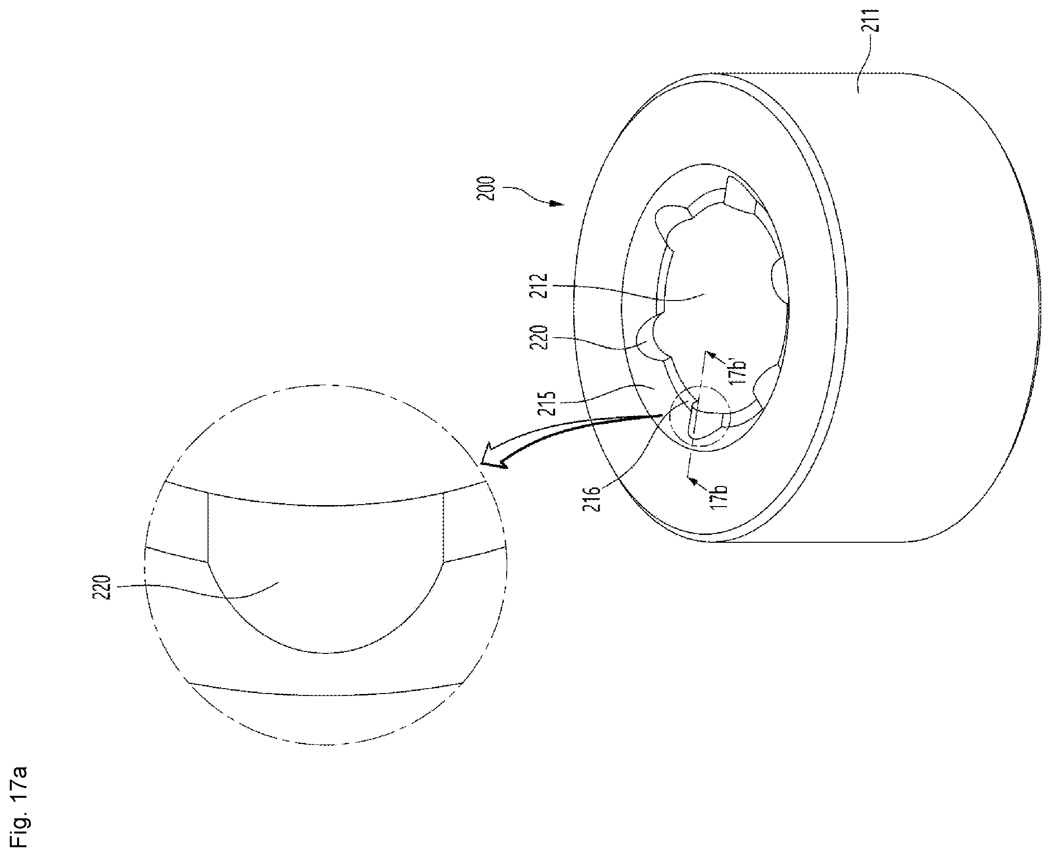 Patent US12155272 Figure 18 – Motor and drain pump with fixing structure between the rotor shaft