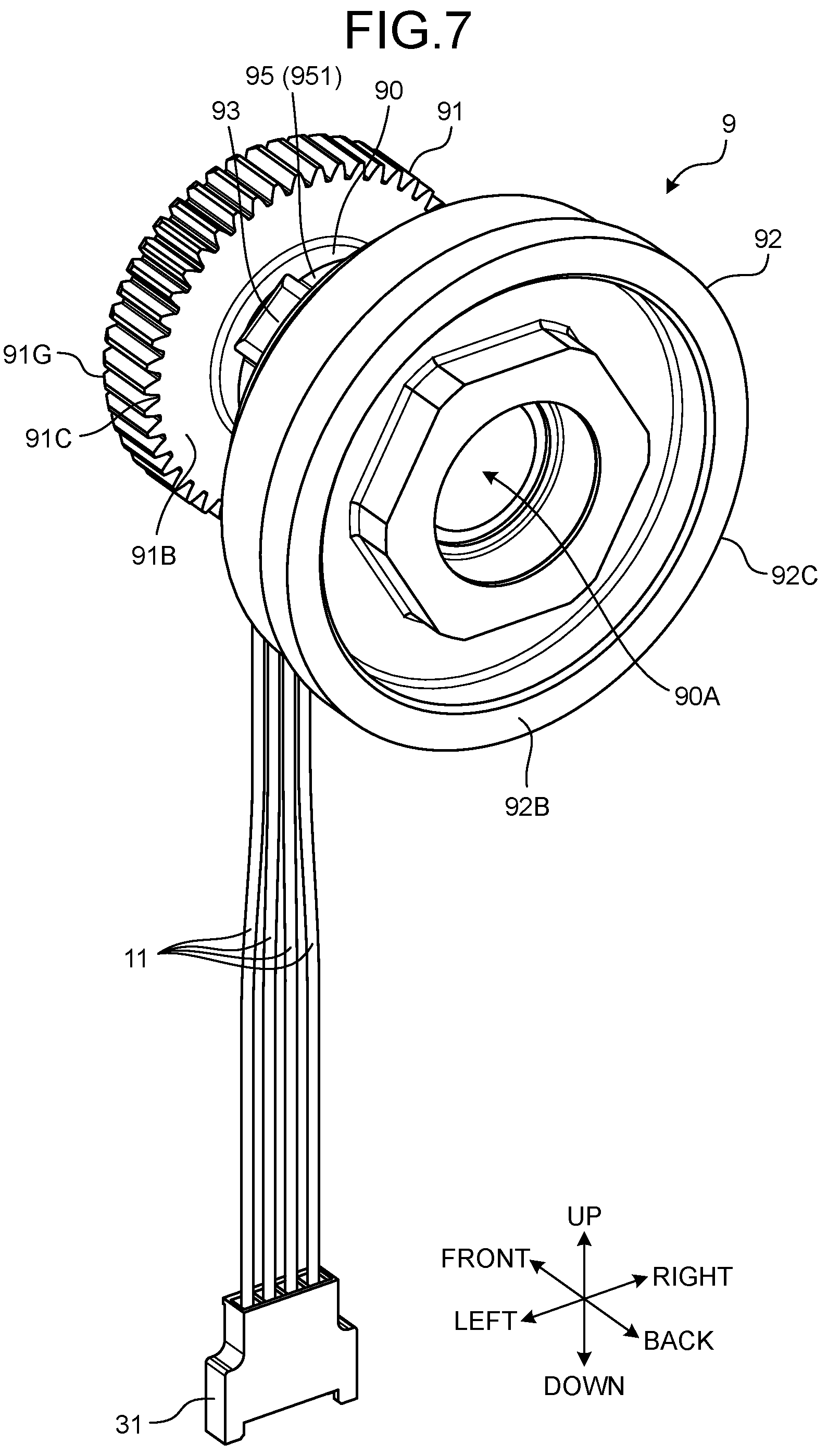 Patent US12155273 Figure 7 – Screwing machine and torque sensor