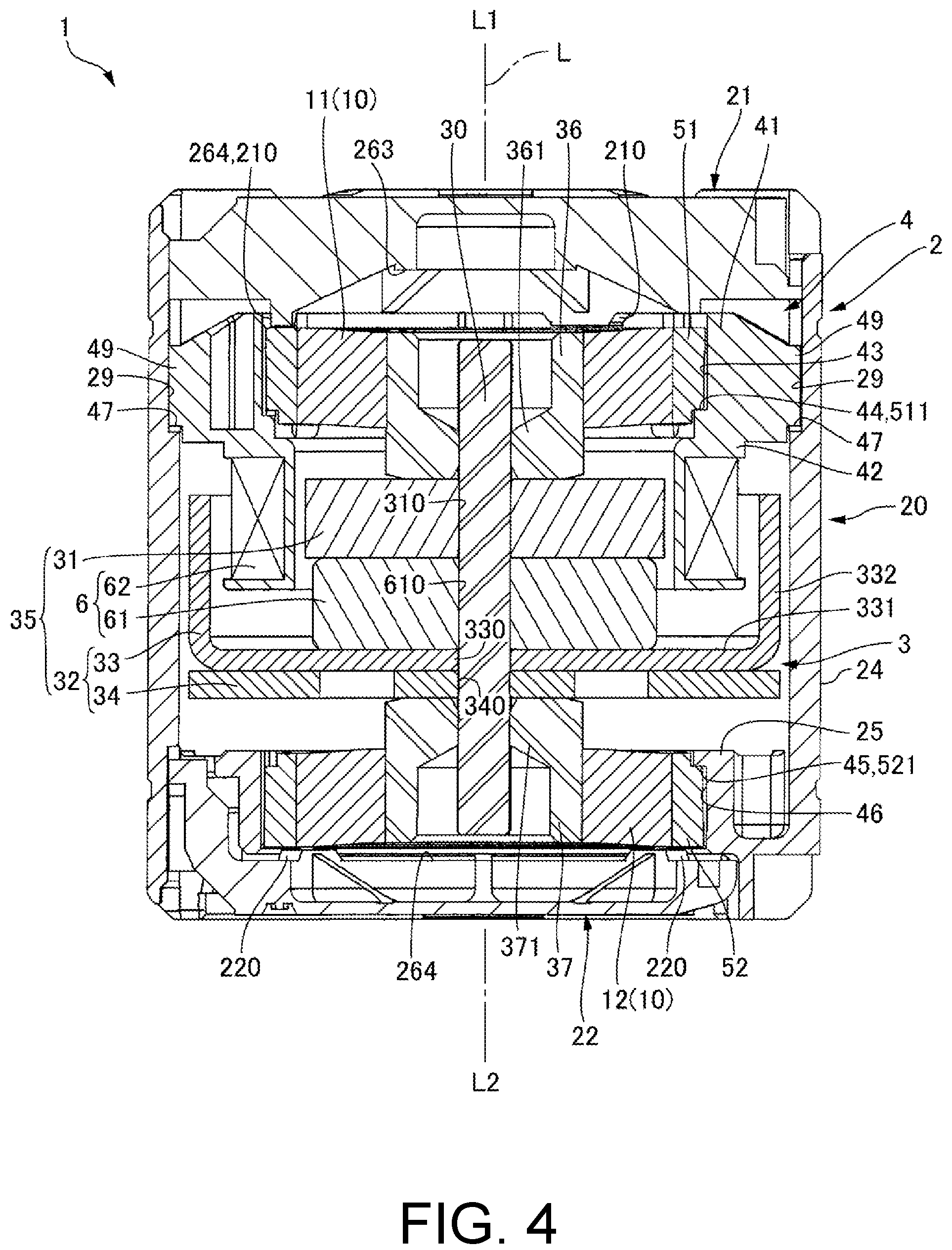 Patent US12155285 Figure 4 – Actuator and lid with pressing convex portions