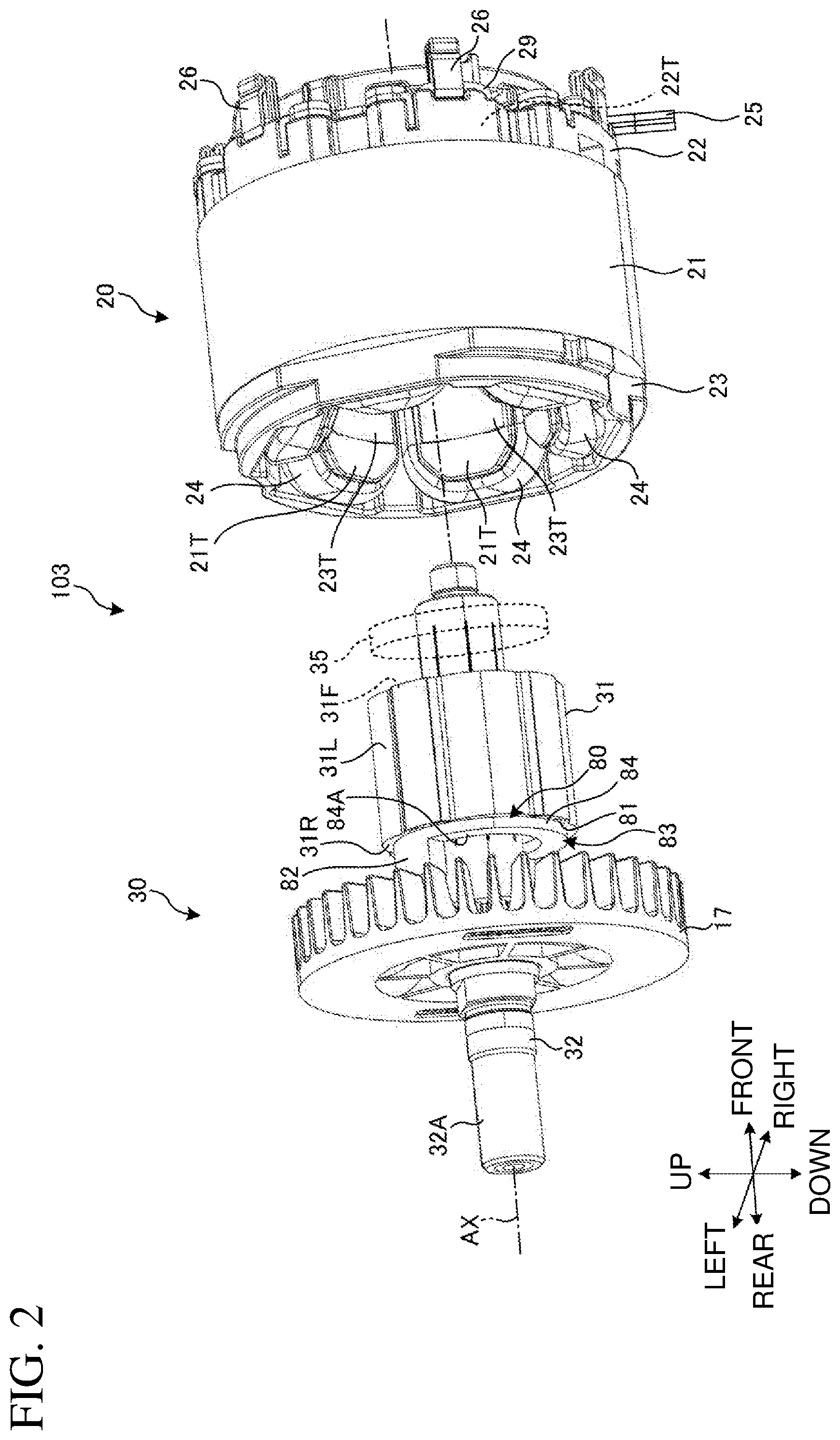 Patent US12155291 Figure 2 – Power tool