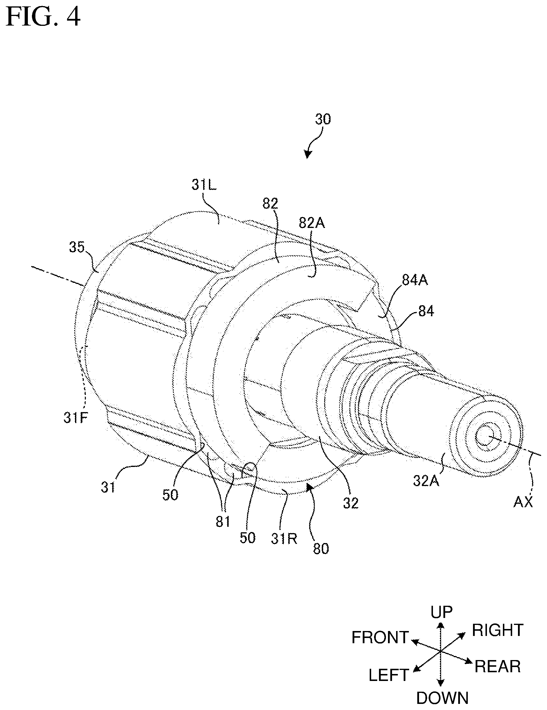 Patent US12155291 Figure 4 – Power tool
