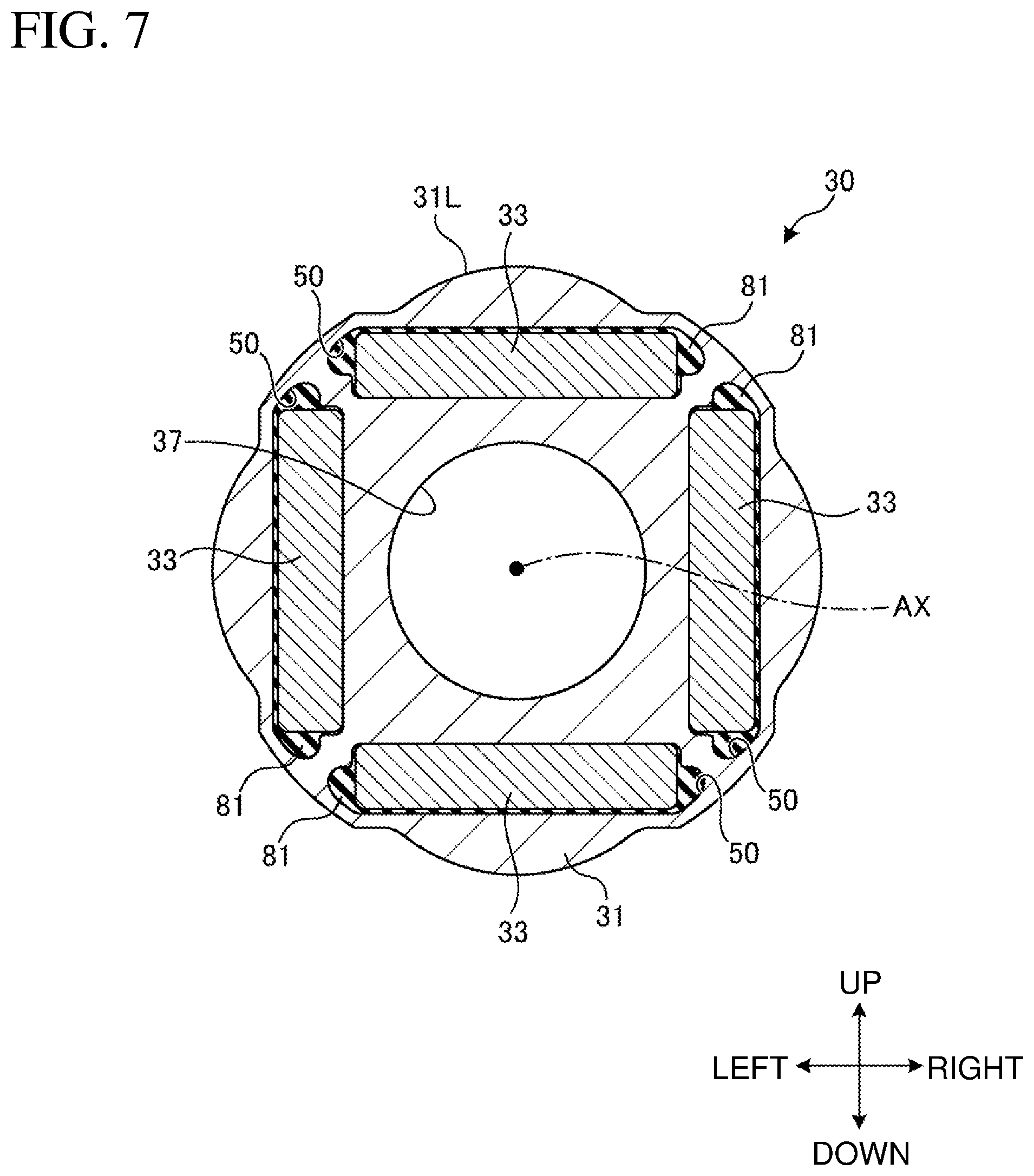 Patent US12155291 Figure 7 – Power tool