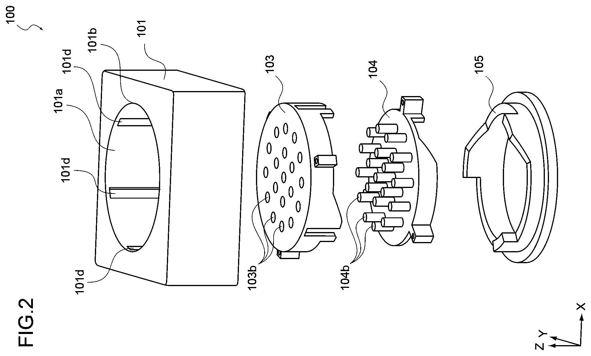Patent US12155293 Figure 2 – Haptic sensation presenting device and holding device