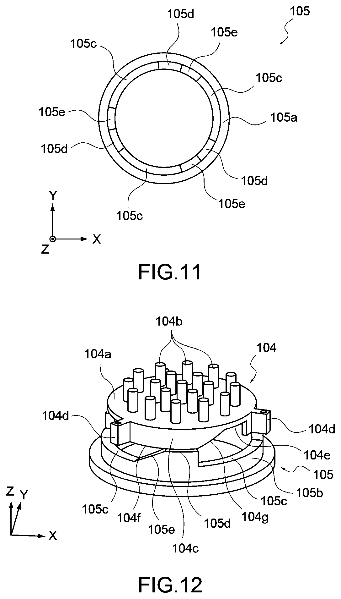 Patent US12155293 Figure 7 – Haptic sensation presenting device and holding device