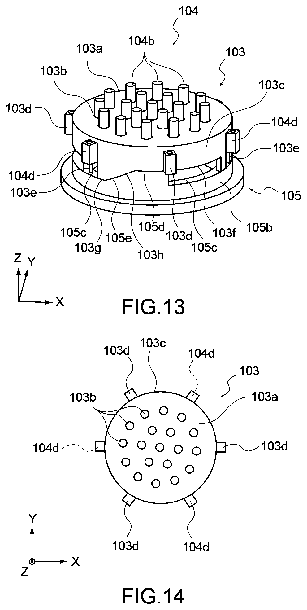 Patent US12155293 Figure 8 – Haptic sensation presenting device and holding device