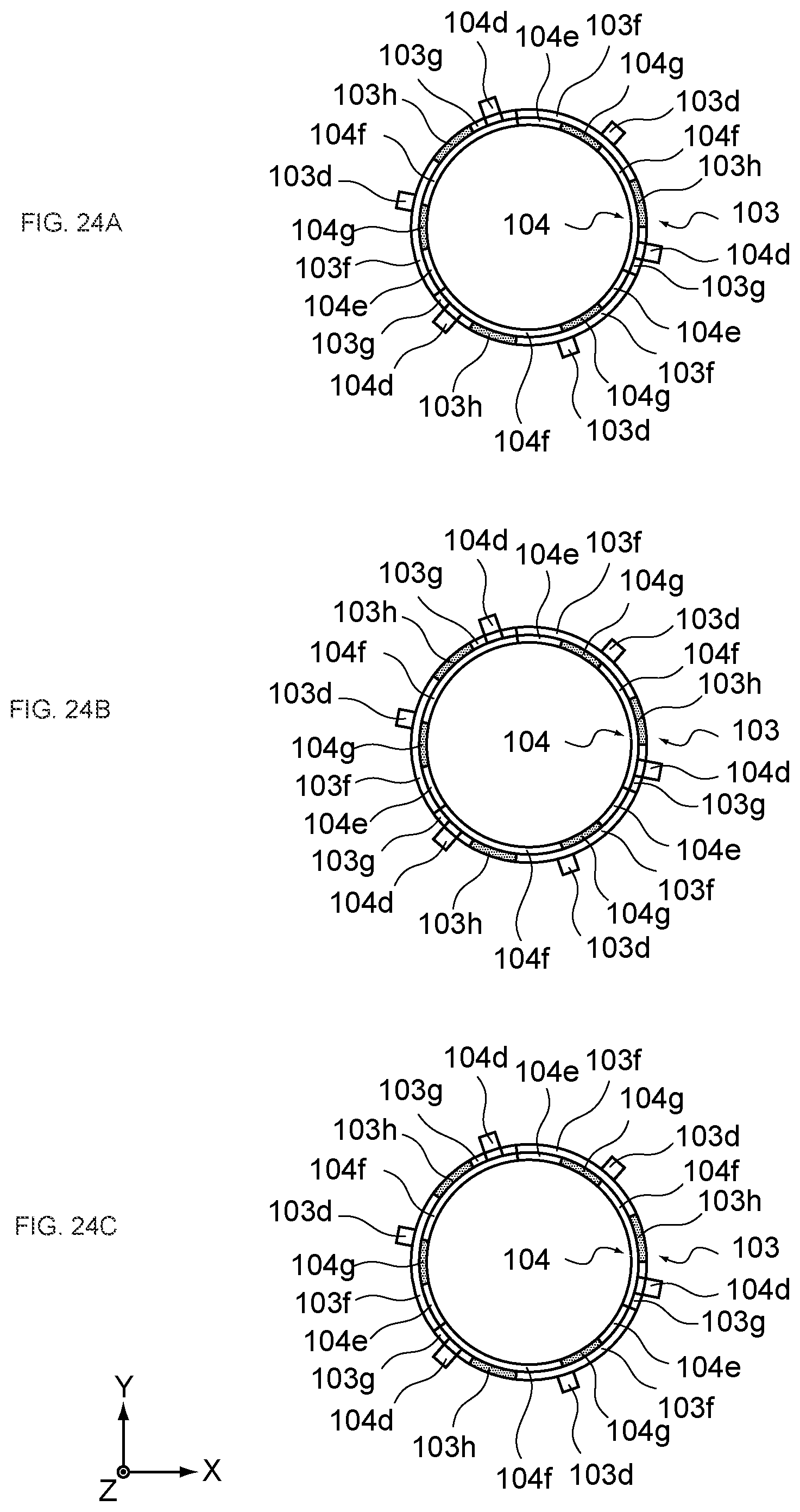 Patent US12155293 Figure 17 – Haptic sensation presenting device and holding device