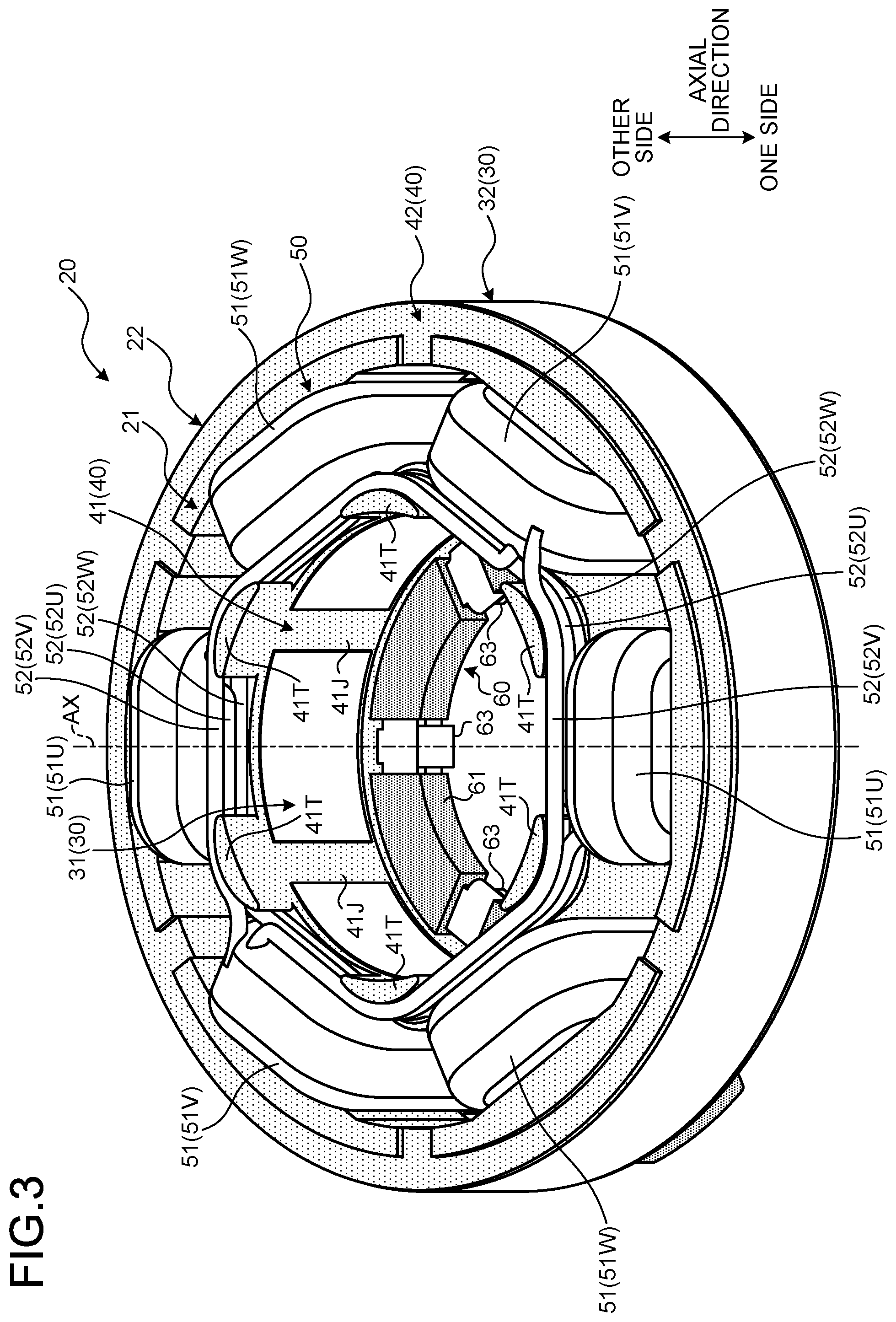 Patent US12155294 Figure 3 – Electric work machine