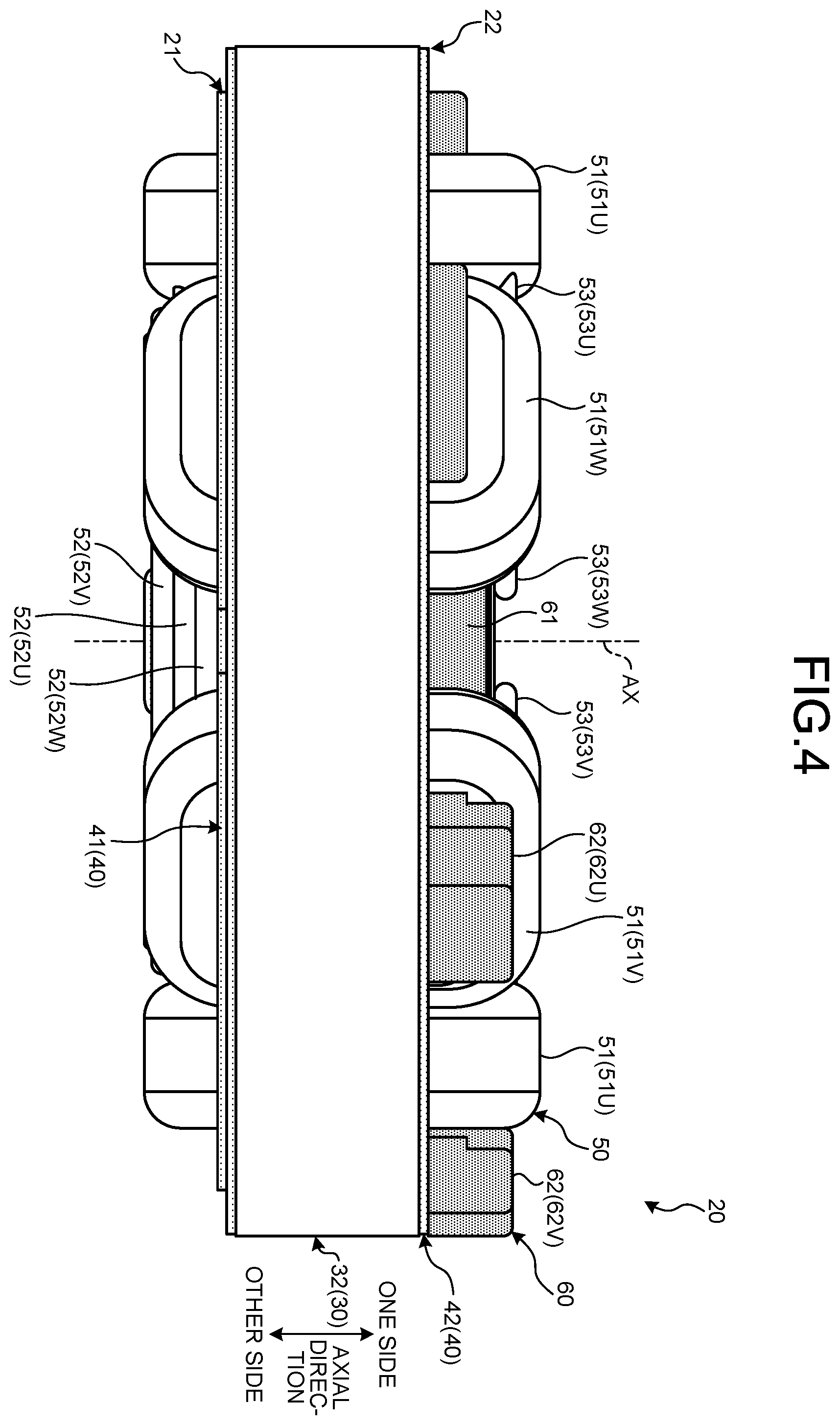Patent US12155294 Figure 4 – Electric work machine