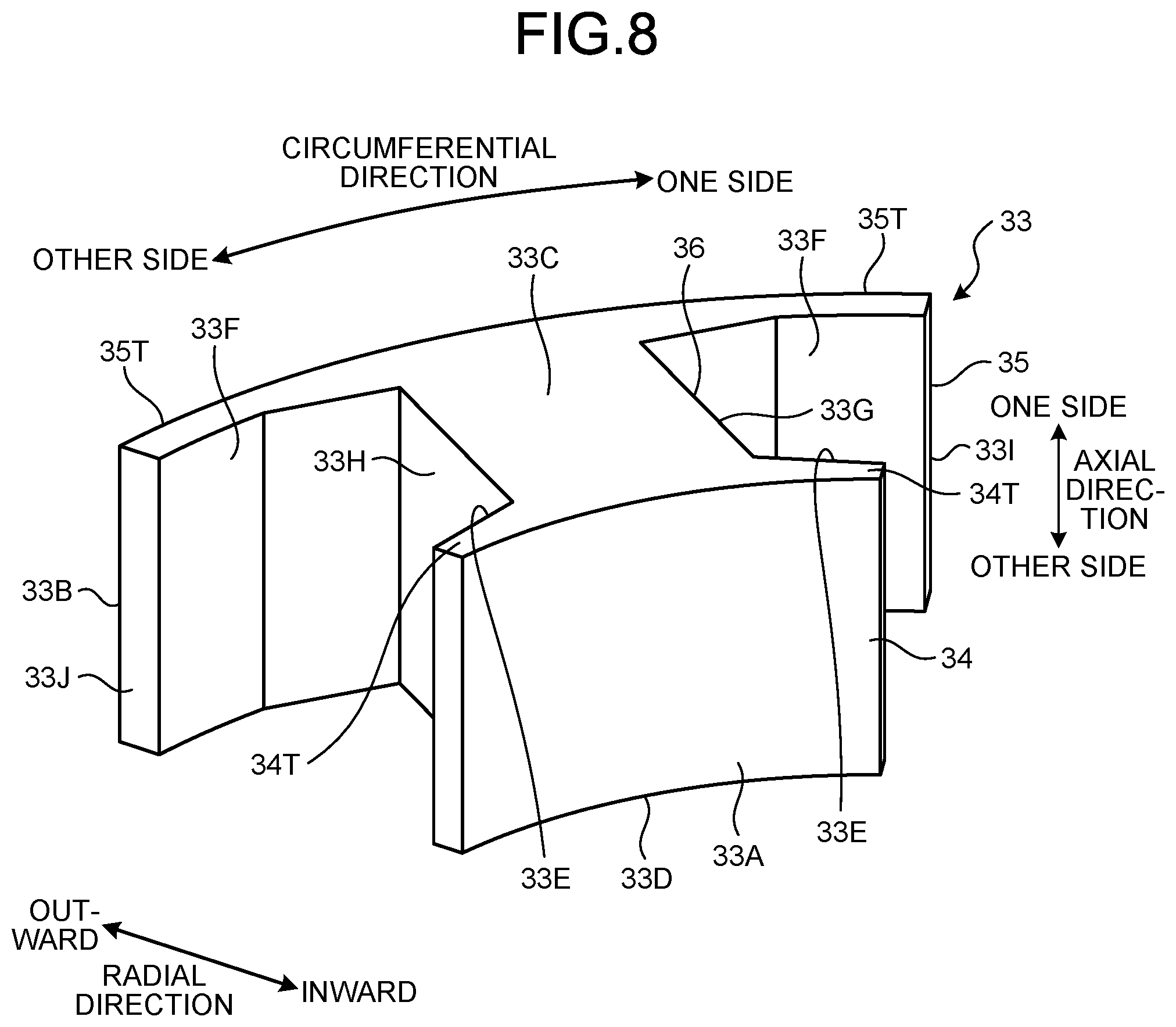 Patent US12155294 Figure 8 – Electric work machine