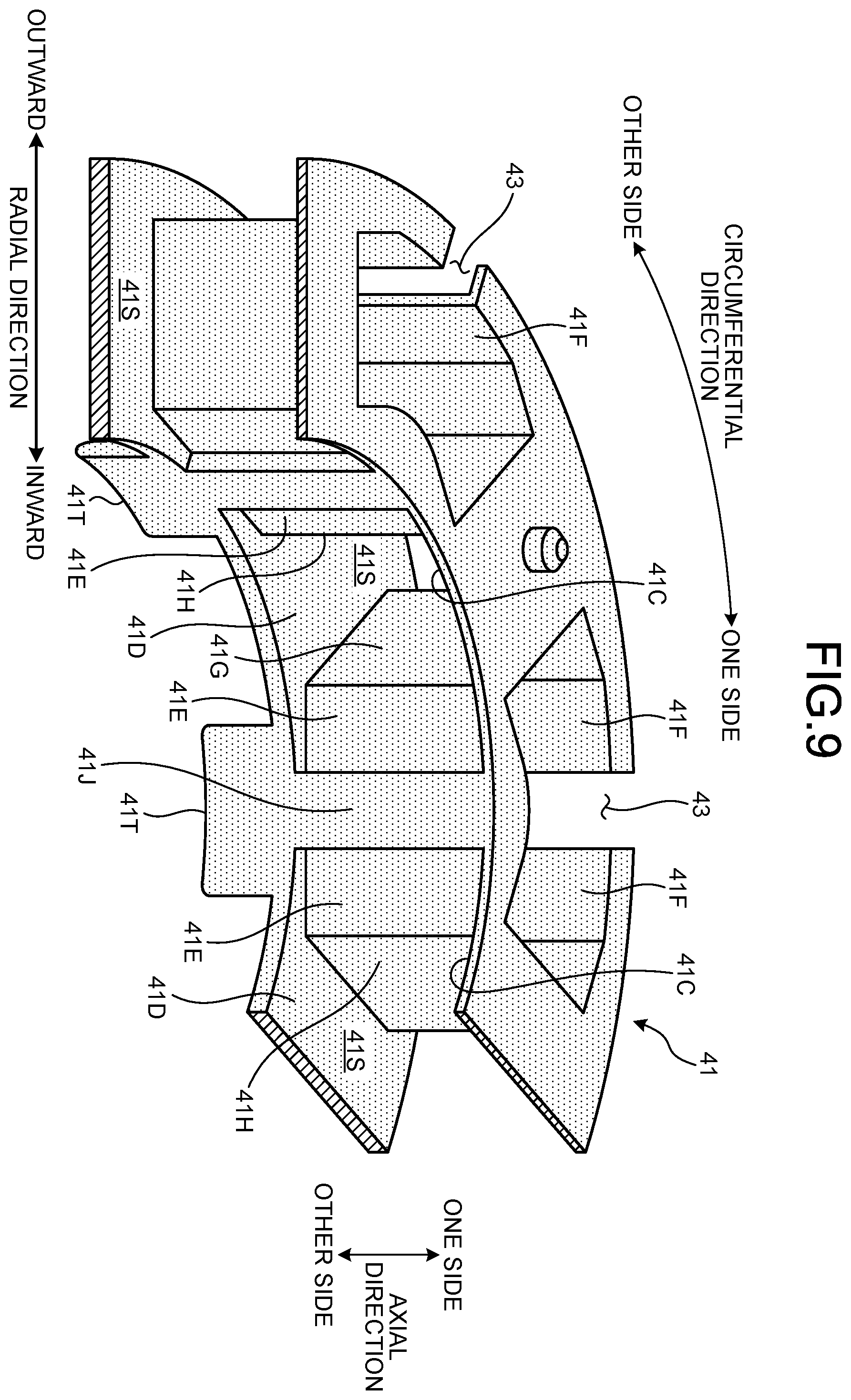 Patent US12155294 Figure 9 – Electric work machine