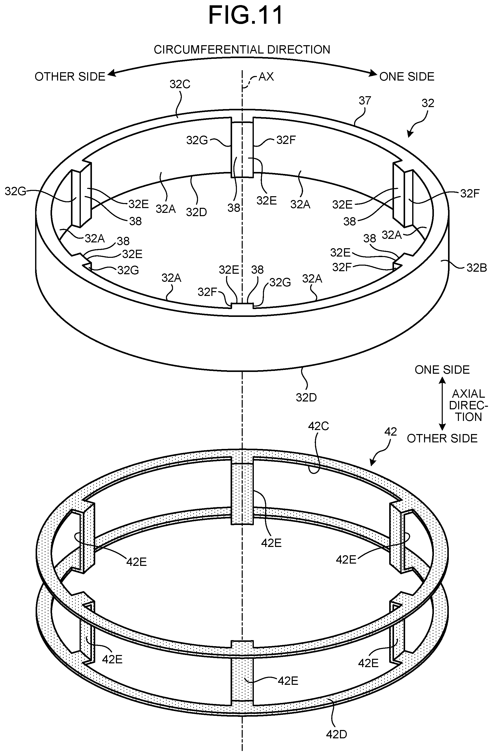 Patent US12155294 Figure 11 – Electric work machine