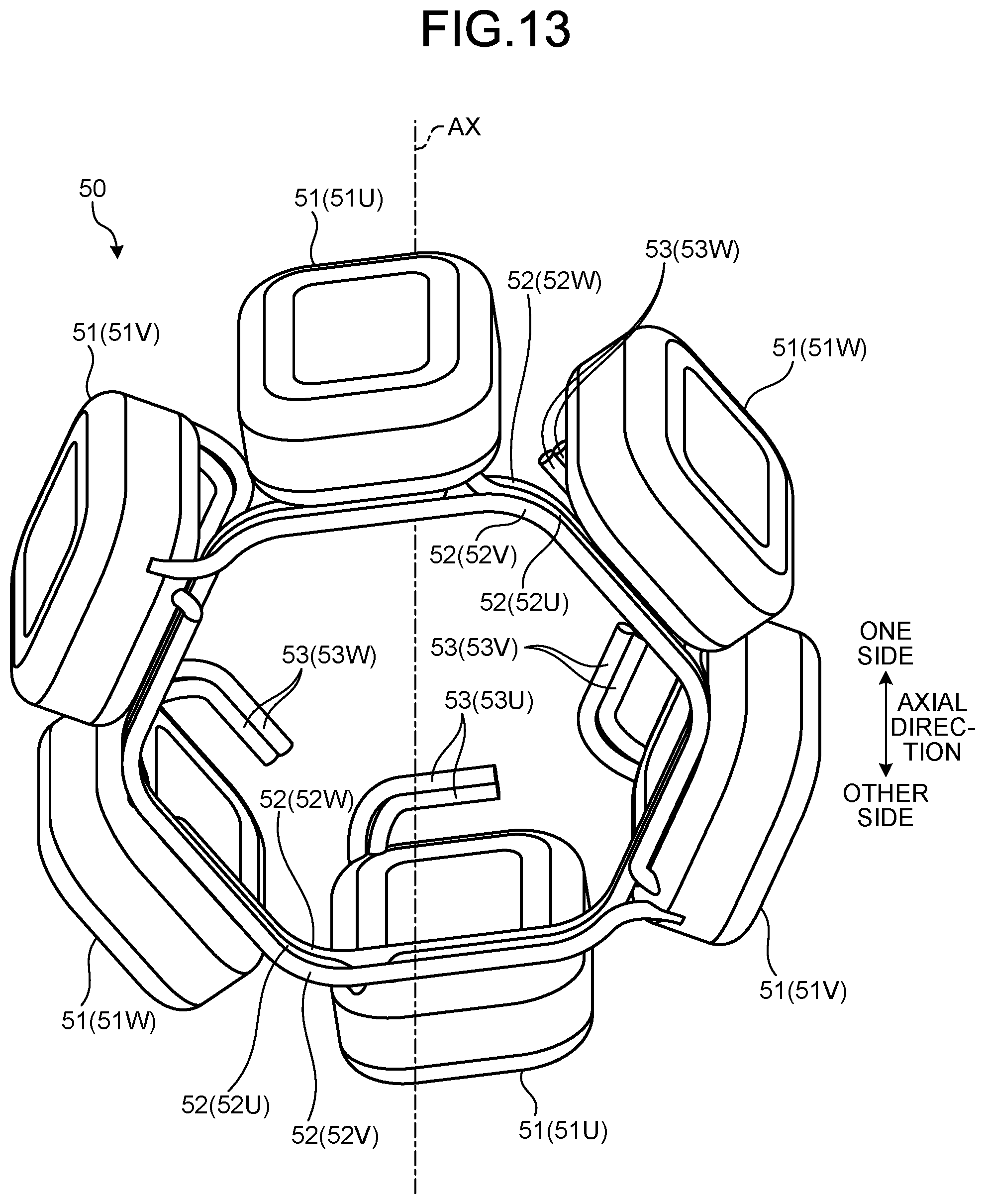 Patent US12155294 Figure 13 – Electric work machine