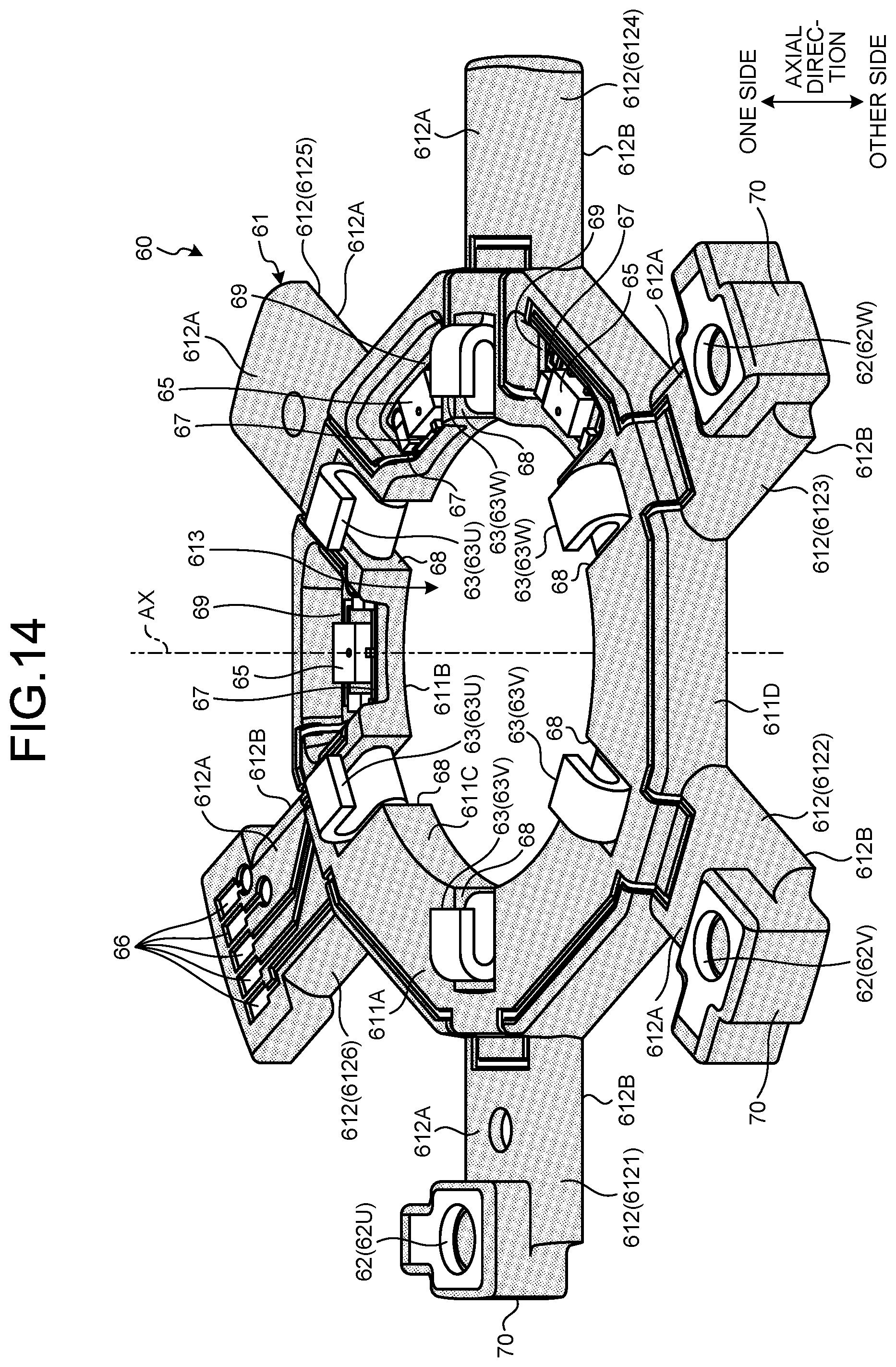 Patent US12155294 Figure 14 – Electric work machine