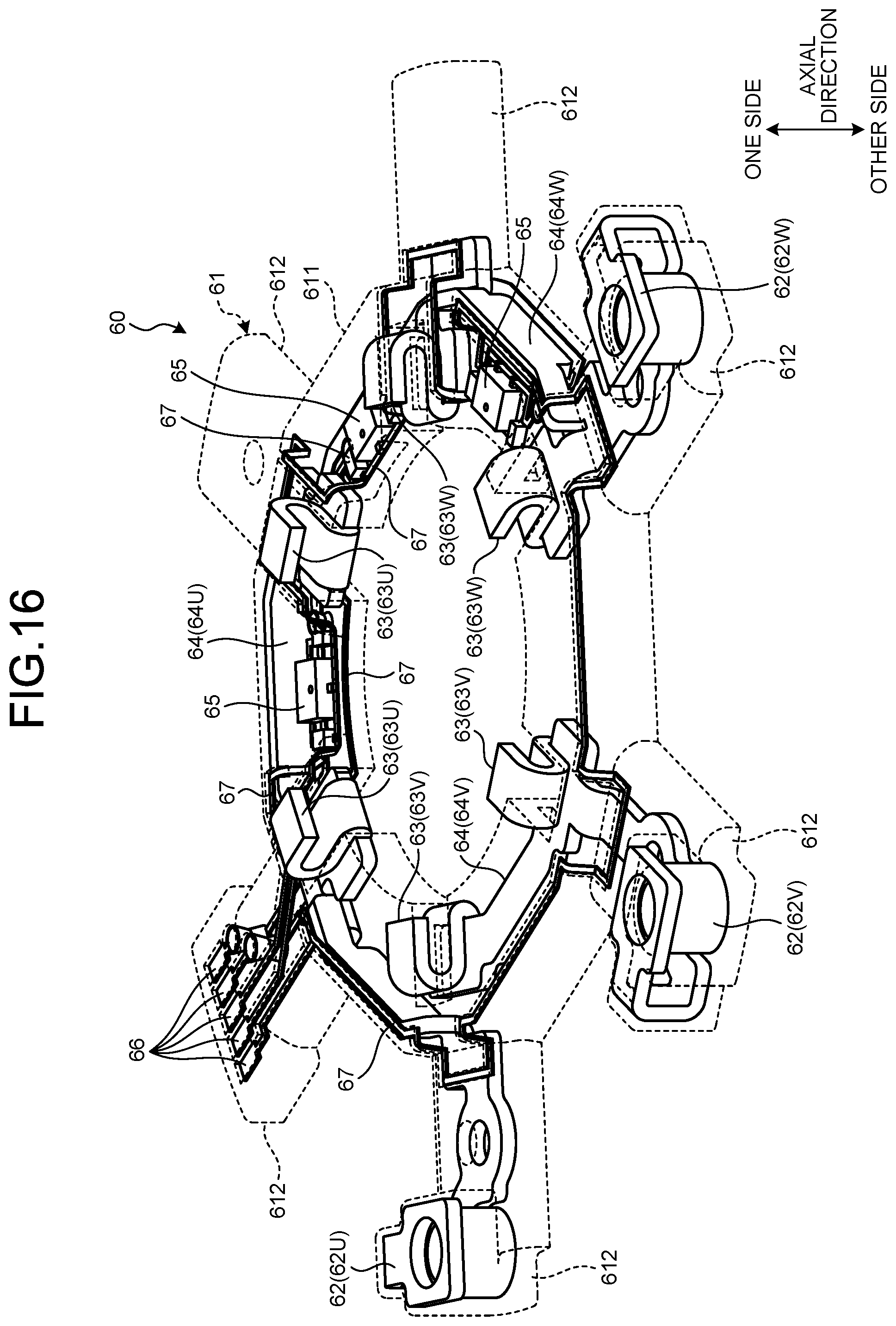 Patent US12155294 Figure 16 – Electric work machine